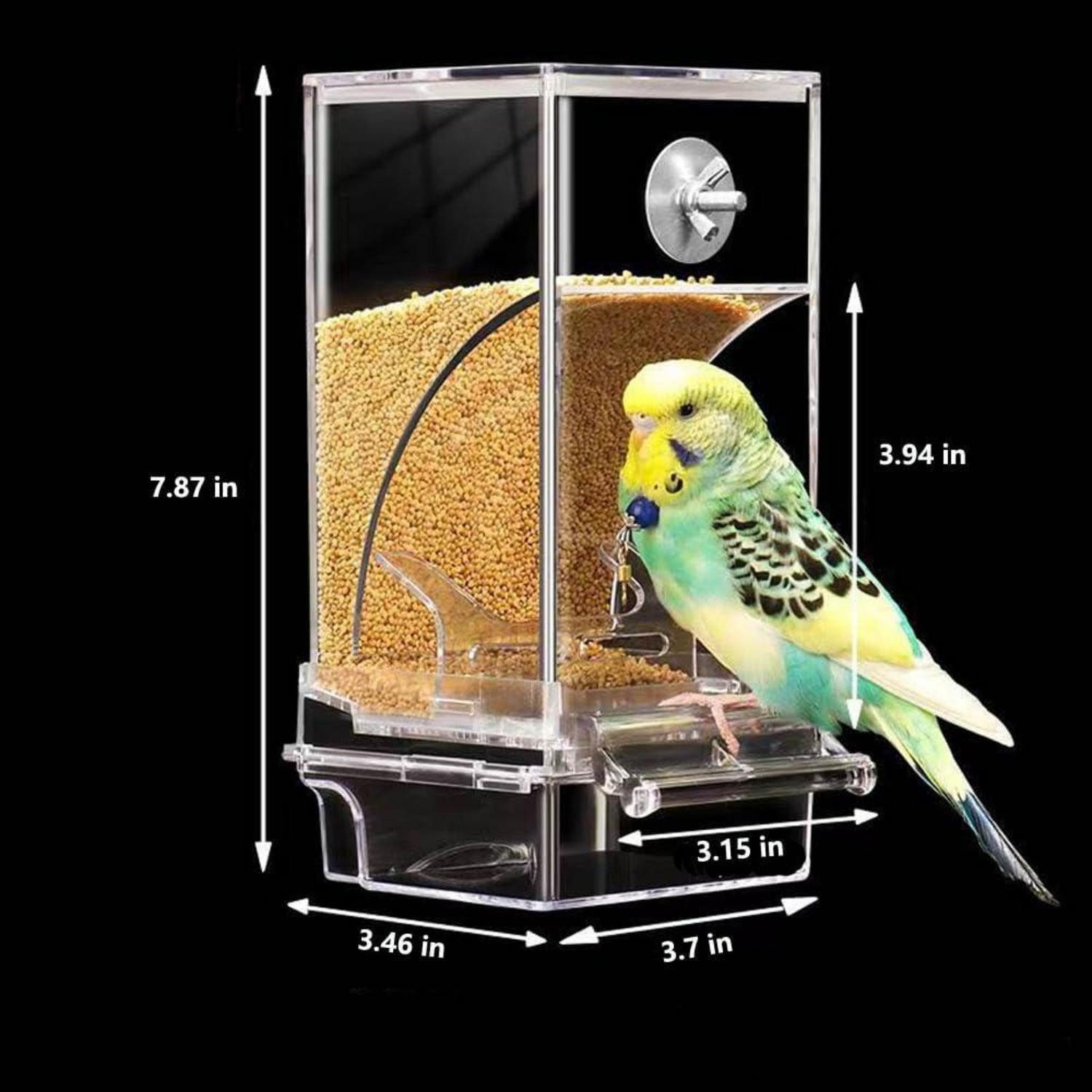 LuxusKollektion Vogelhaus Automatischer Vogelkäfig-Futterspender für Wellen günstig online kaufen