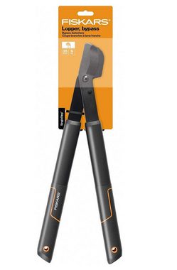 Fiskars Astschere SingleStep L28 Getriebeastschere für frisches Holz, Astscheren, (für frisches Holz, bis ⌀ 3,5 cm, Länge 50cm, 1-tlg., Gartenschere, Rosenschere, Rebschere, Baumschere), Astschere Antihaftbeschichtet Heckenschere Gehärtete Präzisionsstahl