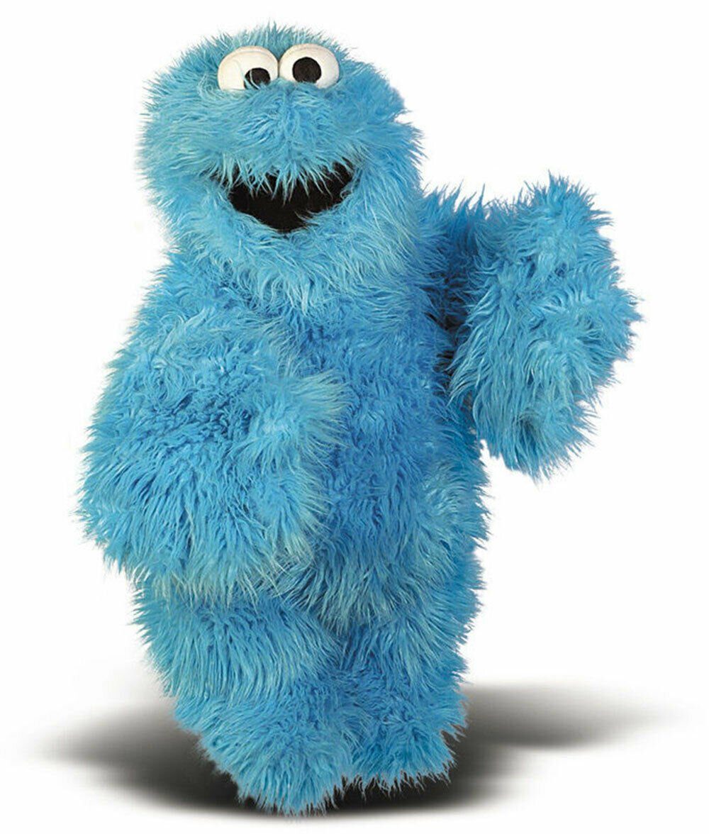 Living Puppets Handpuppe Living Puppets® Handpuppe Krümelmonster 45 cm SE203 (Packung), Sehr gut geeignet um Geschichten zu erzählen