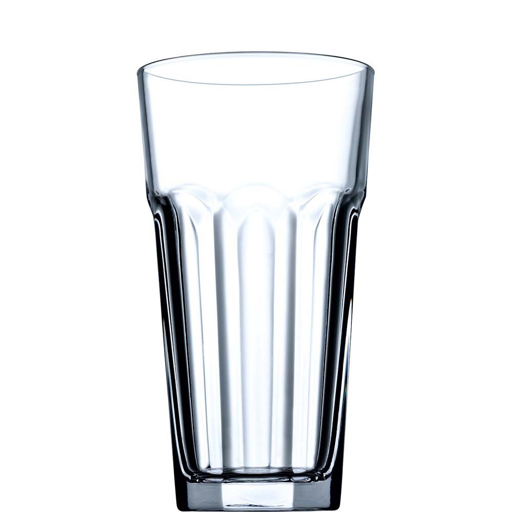 Pasabahce Longdrinkglas Casablanca, Glas gehärtet, Longdrink stapelbar 365ml Glas gehärtet Transparent 12 Stück