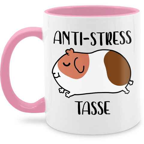 Shirtracer Tasse Anti Stress Meerschweinchen, Keramik, Statement Sprüche