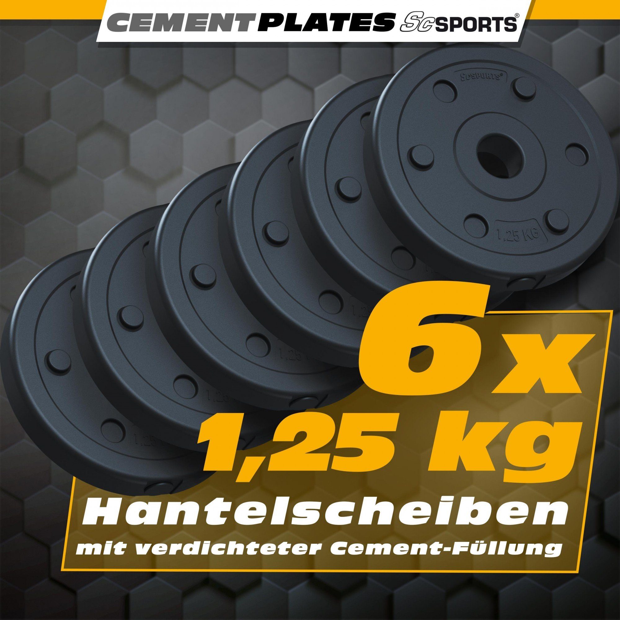 120cm 35,5kg Set Stange Hantel-Set SZ Ø31mm Kurzhantelstangen Gewichte ScSPORTS®