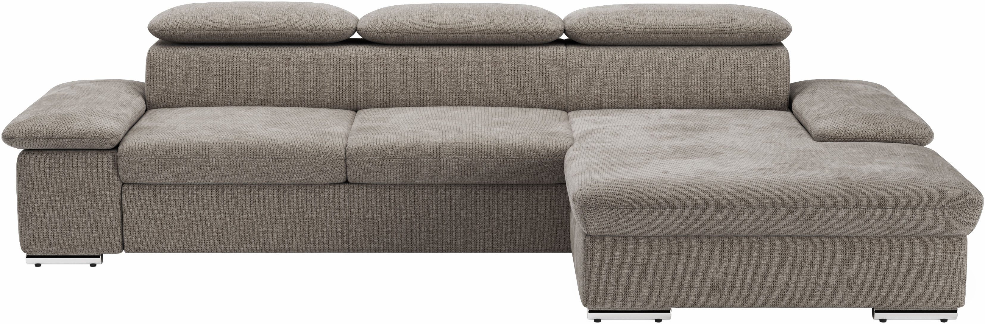 sit&more Ecksofa "Valantine L-Form, B: 286 cm" mit Arm- & Kopfteilverstellu günstig online kaufen