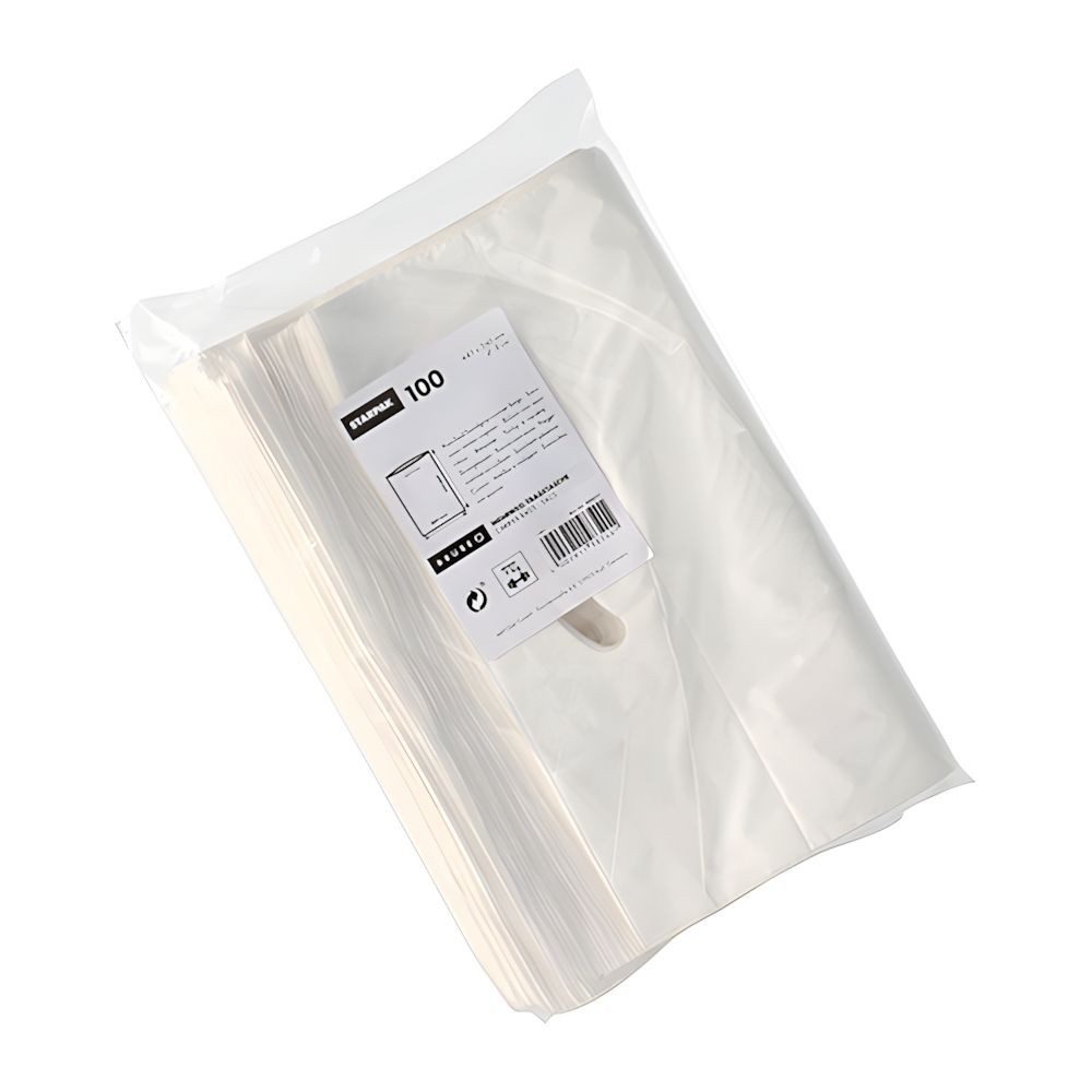 PAPSTAR Tragetasche Griffloch-Tragetaschen, HDPE 44 cm x 36 cm x 9 cm weiss 400 Stk
