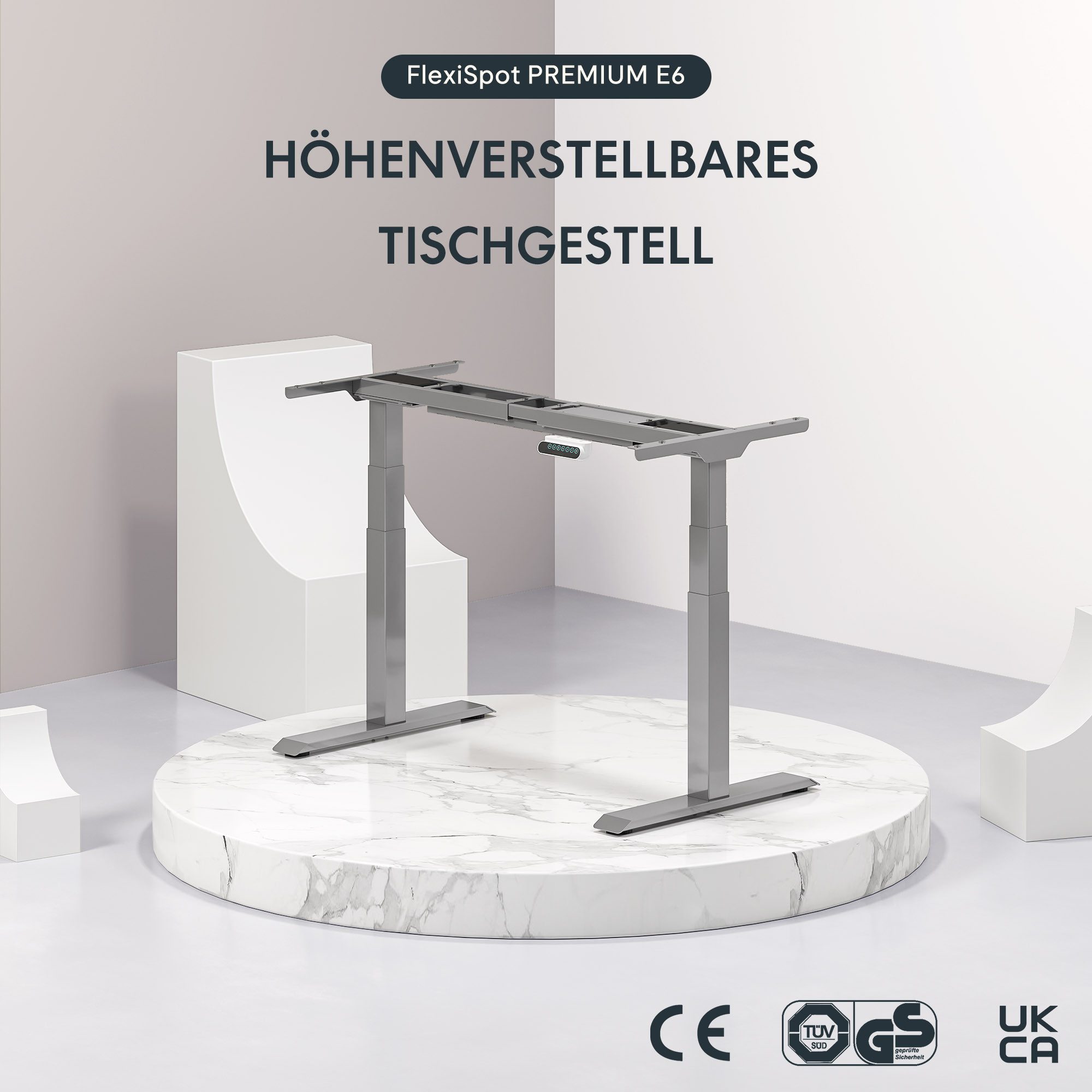 FLEXISPOT Schreibtisch Elektrisch höhenverstellbares Tischgestell E6 günstig online kaufen