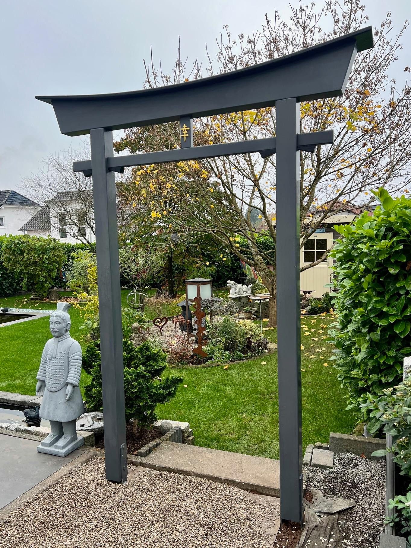 AAF Nommel Gartenfigur Japanisches Torii Gate Tor Japan, Modell 044