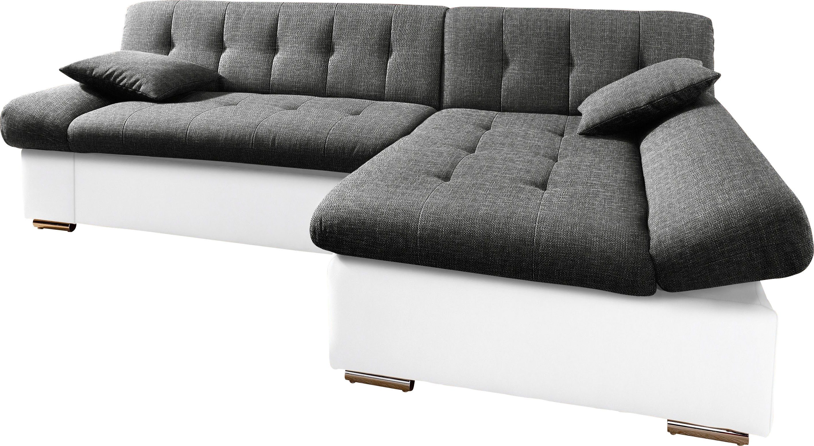 TRENDMANUFAKTUR Ecksofa Reggae, L-Form, wahlweise mit Bettfunktion