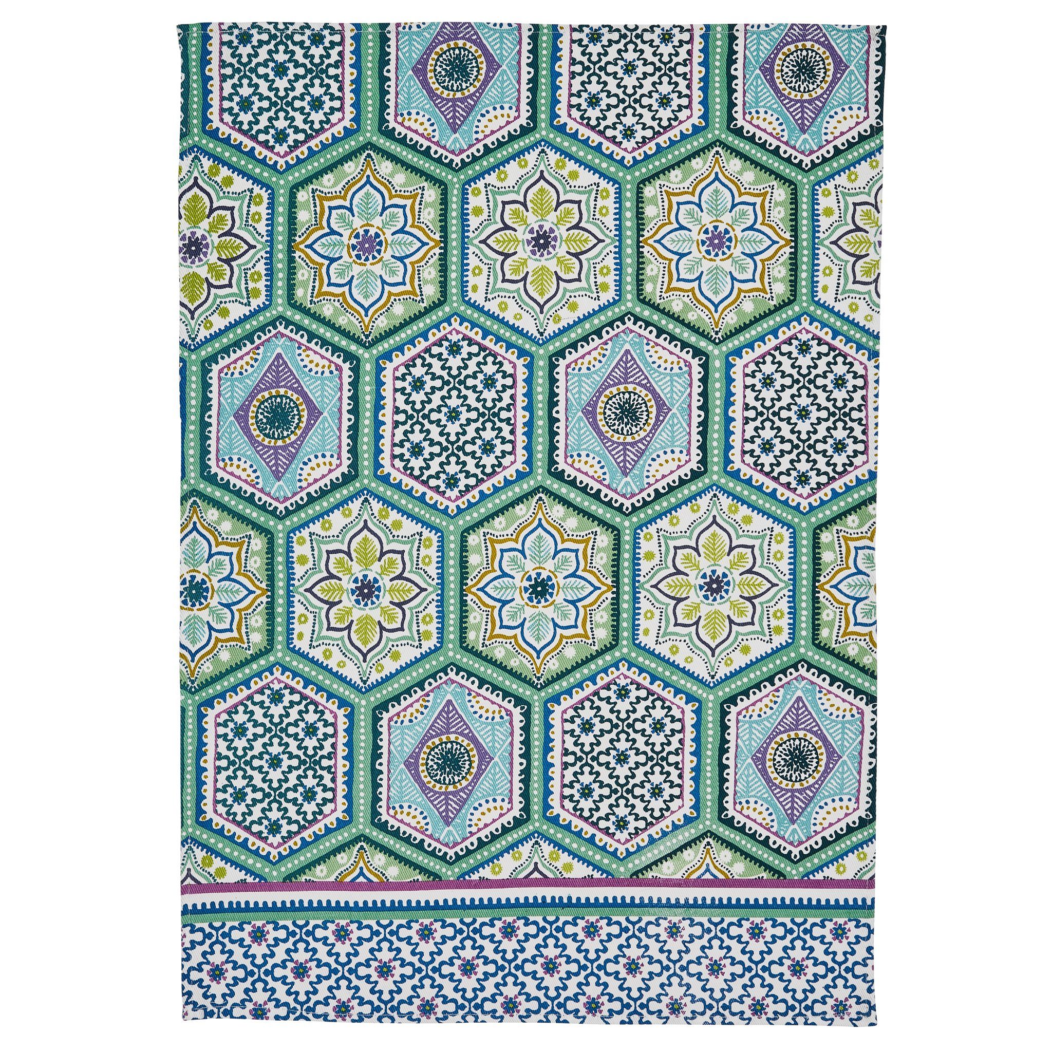 Ulster Weavers Geschirrtuch Lisbon Tiles, (Set, 1-tlg), perfekte Ergänzung für Ihre Küche, 100% Baumwolle, 48x74 cm