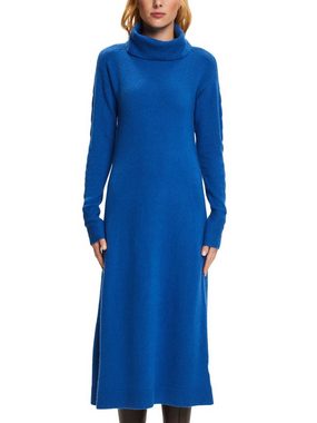 Esprit Strickkleid Midi-Strickkleid mit Rollkragen