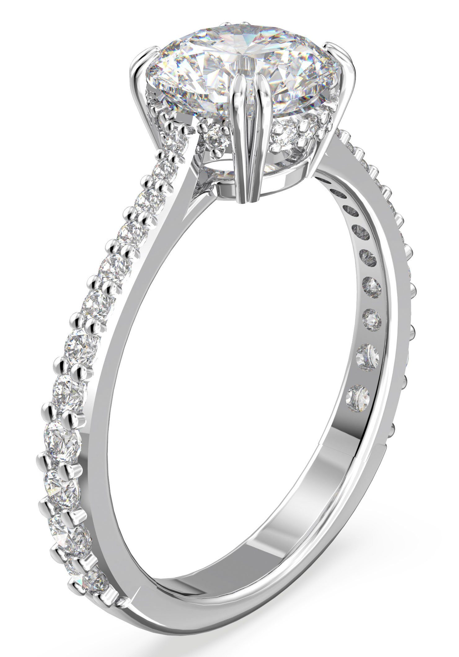 Swarovski Ring-Set Stilla Round, Princess-Schliff, 5649216, günstig online kaufen