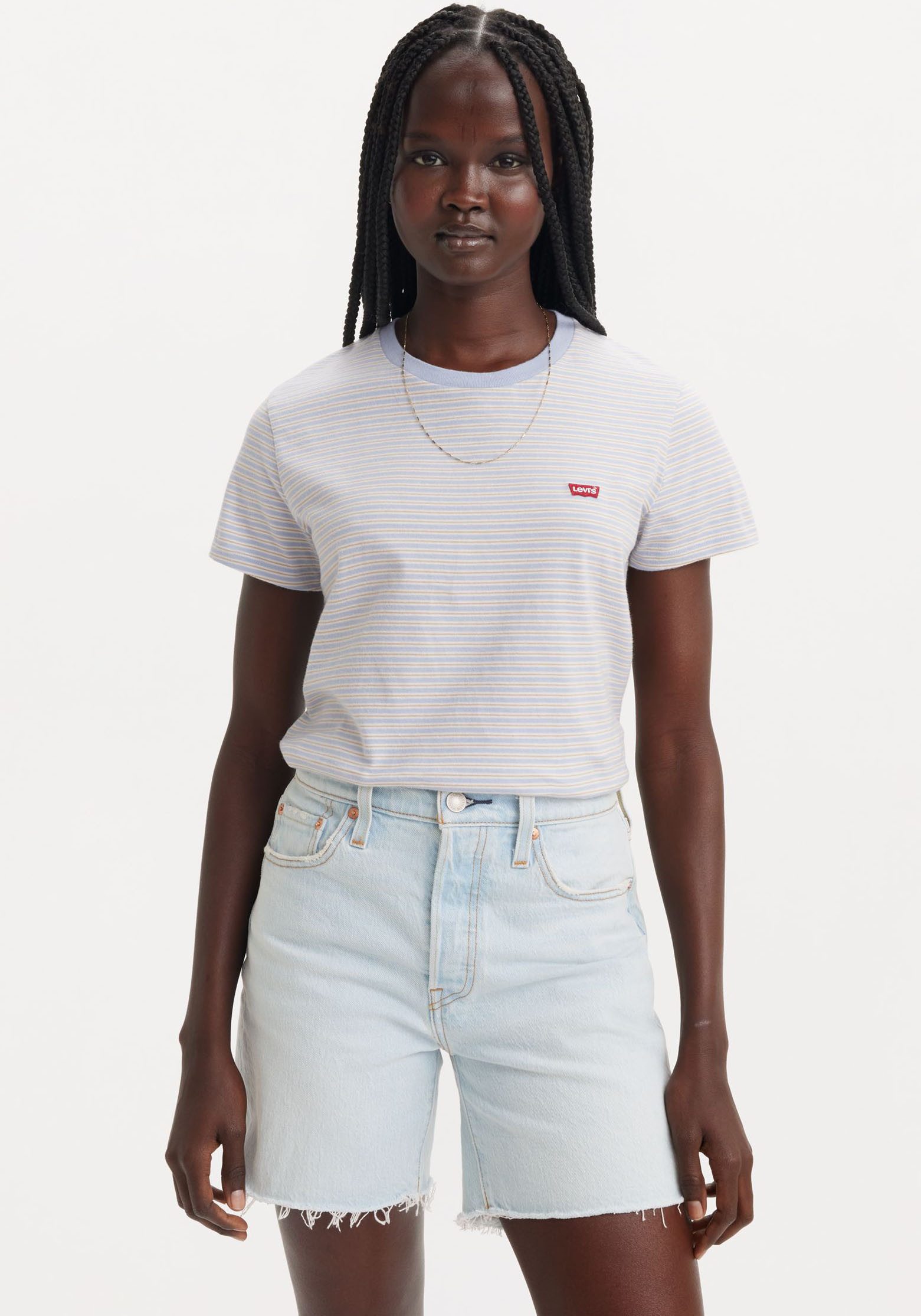 Levi's® T-Shirt PERFECT TEE mit kleiner Logo-Stickerei