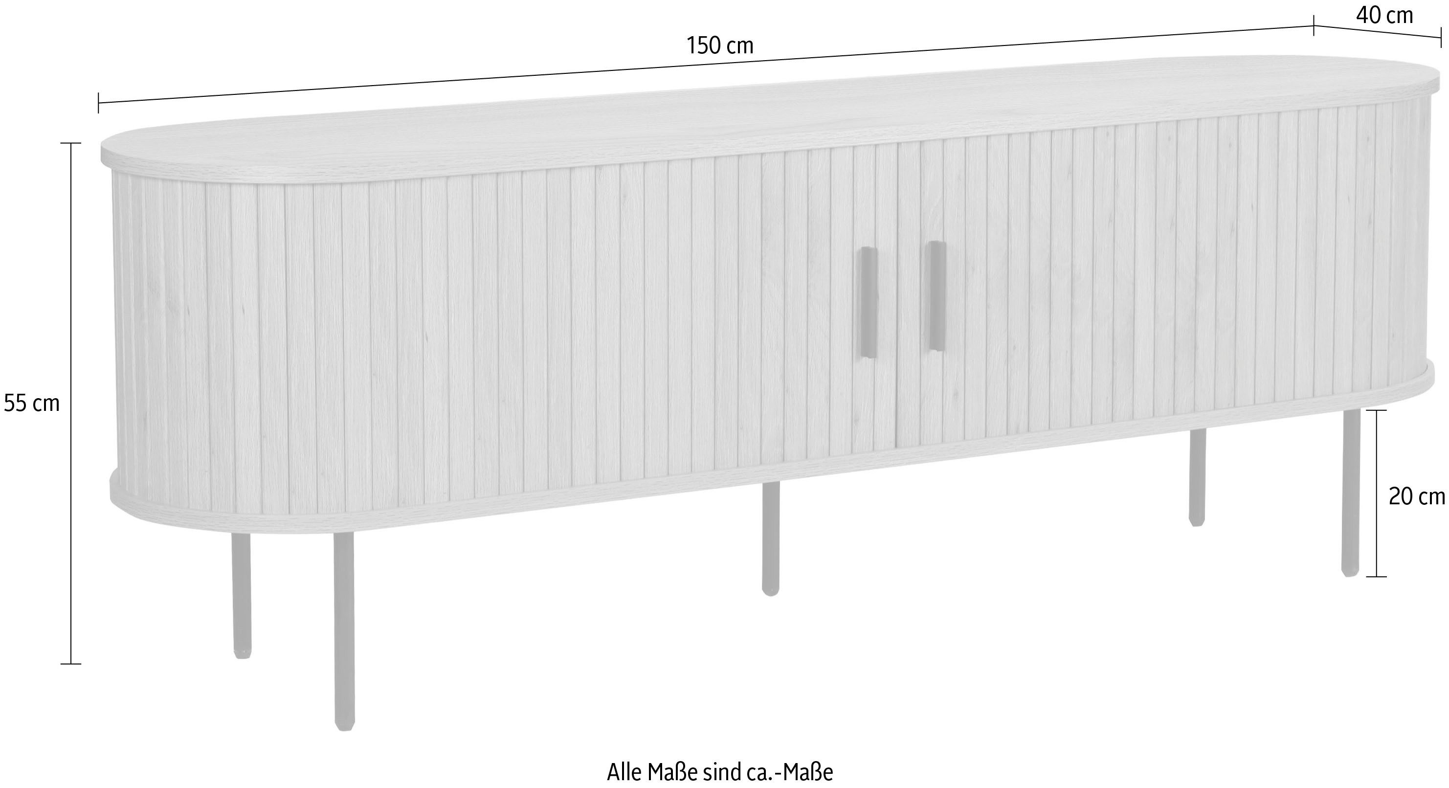 Home affaire Lowboard, 2 Schiebetüren