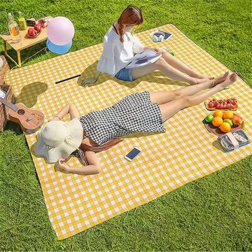Picknickdecke Sanddichte und wasserdichte Picknickmatte, tragbares Picknicktuch, RefinedFlare