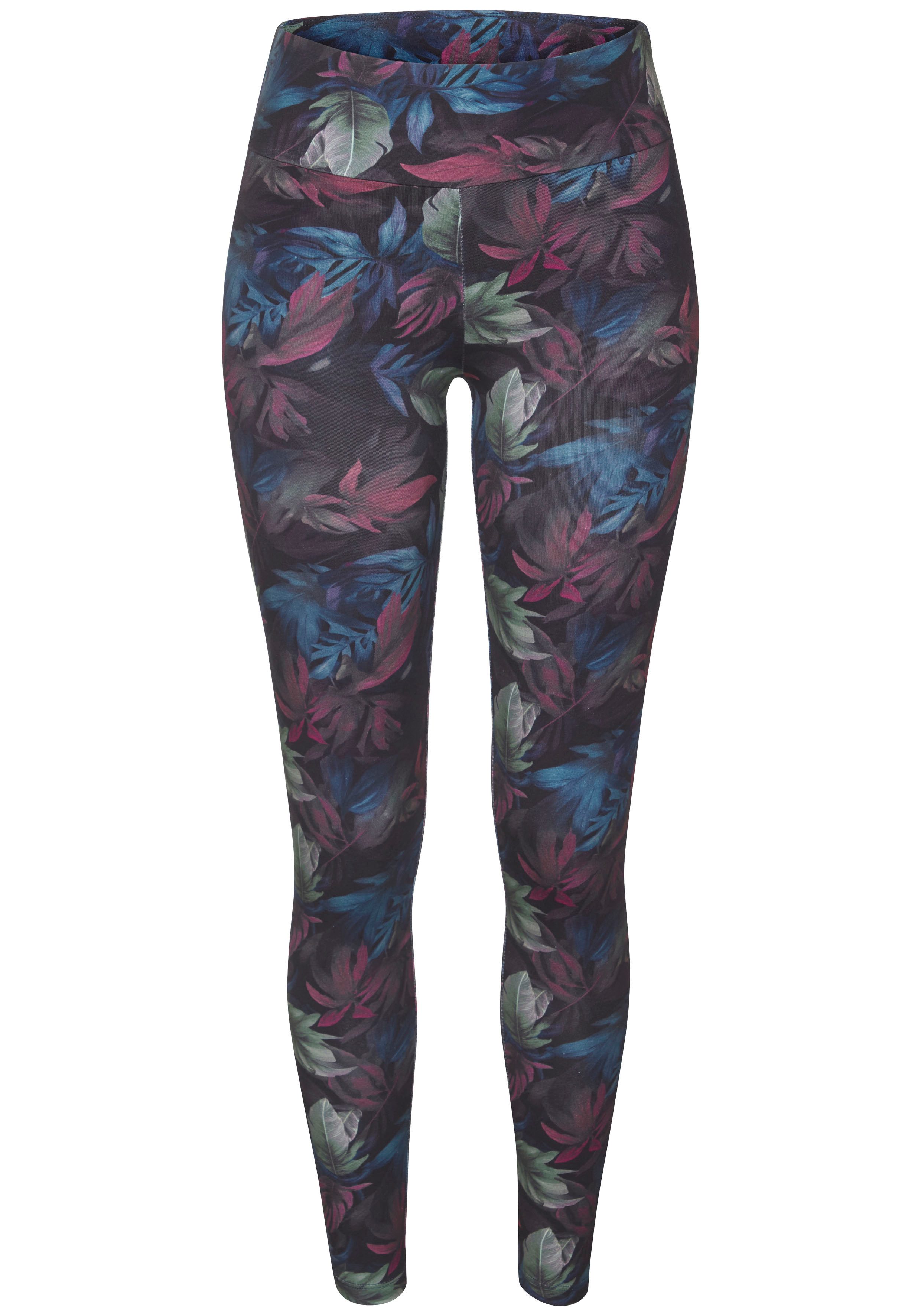 LASCANA ACTIVE Leggings, mit floralem Druck günstig online kaufen
