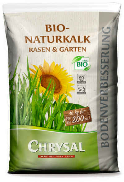 Chrysal Bodenverbesserer BIO Naturkalk für Rasen & Garten 10 kg, 1-St., 10 kg