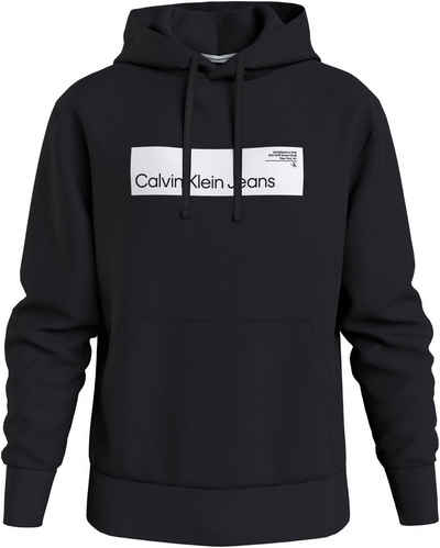 Calvin Klein Jeans Plus Kapuzensweatshirt PLUS HYPER REAL BOX LOGO HOODIE