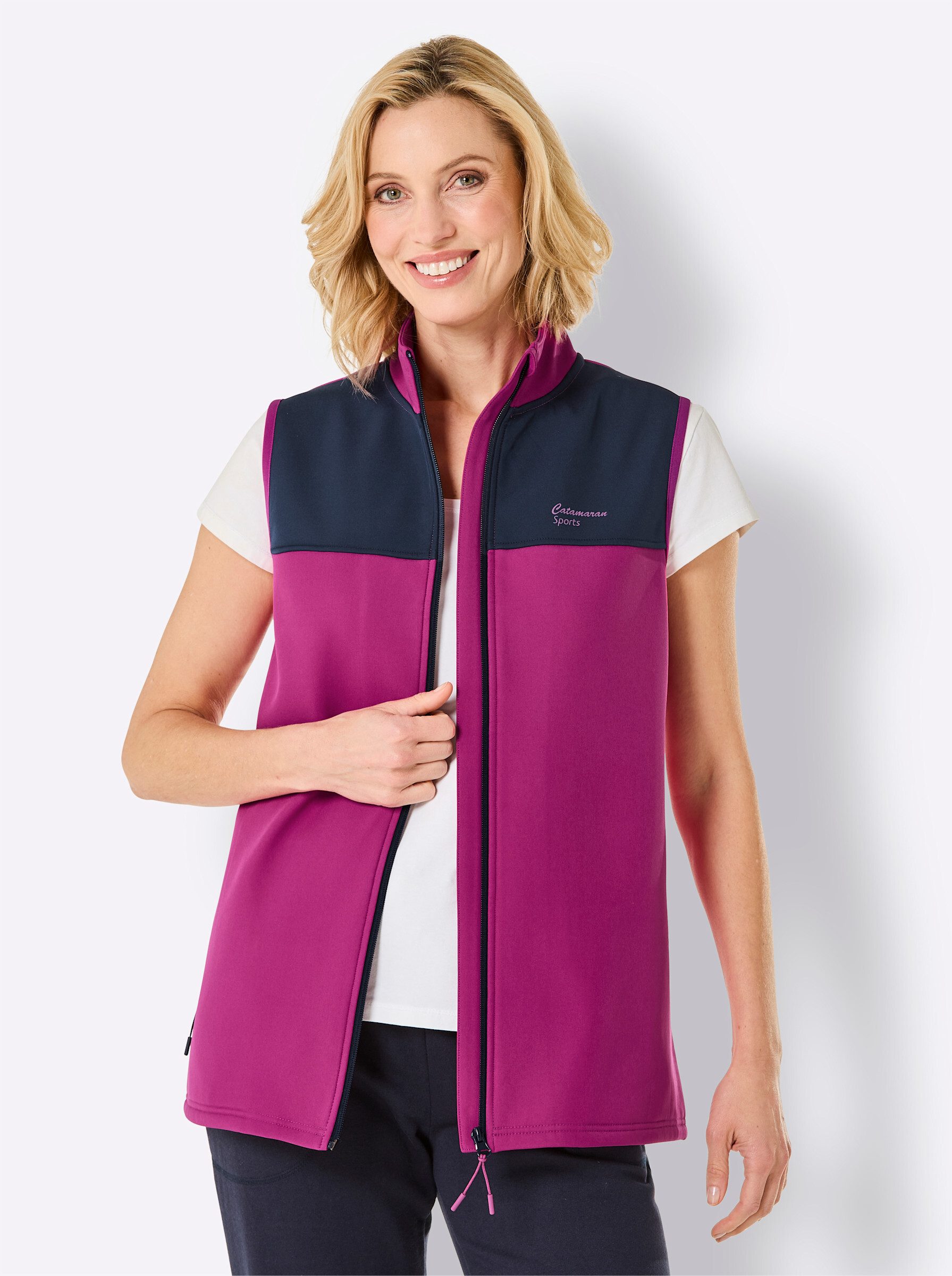 Trainingsshirt Softshell-Weste Ärmellos