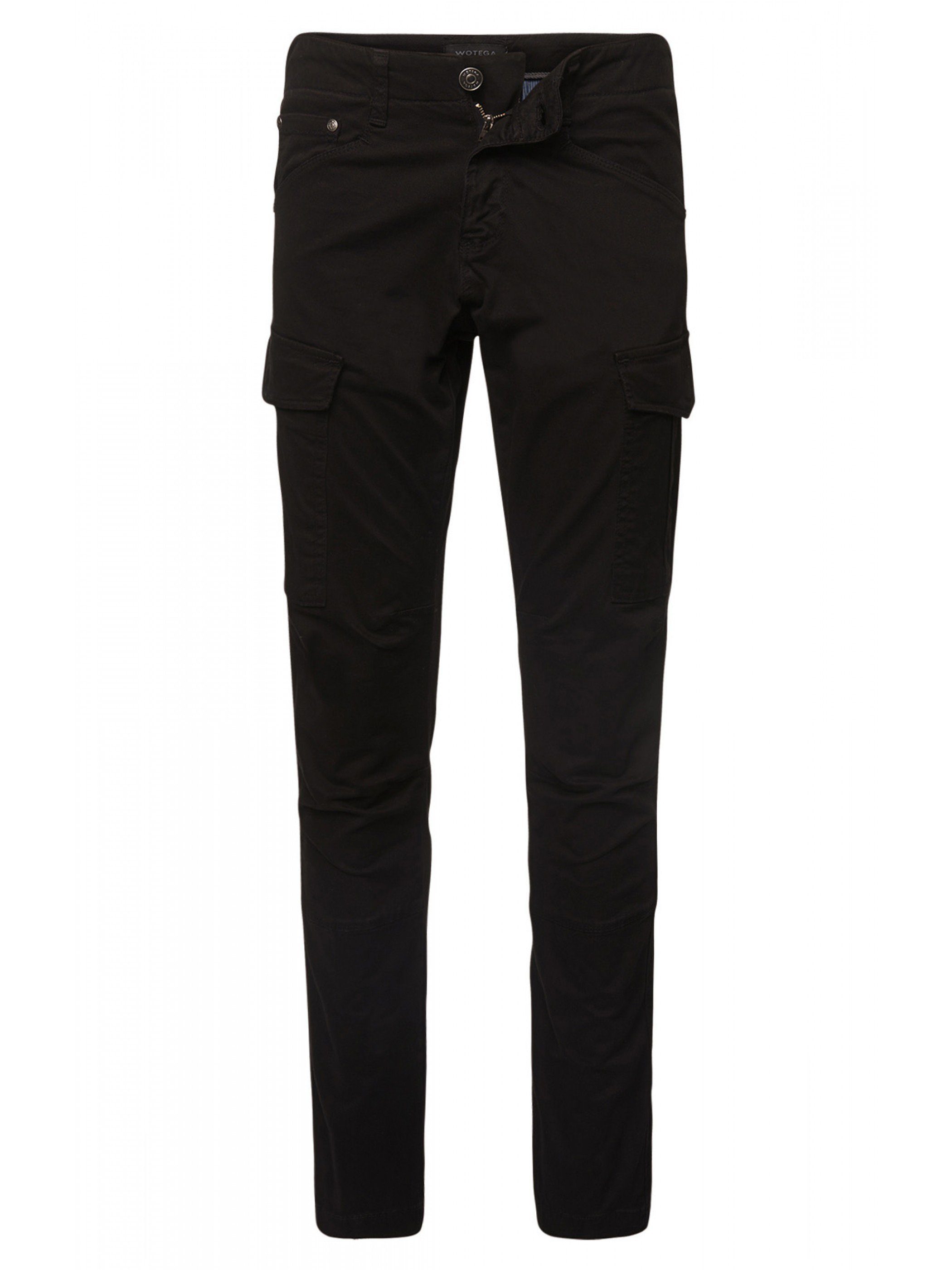 WOTEGA Cargohose Cargo Pants Black (4008) Daryl