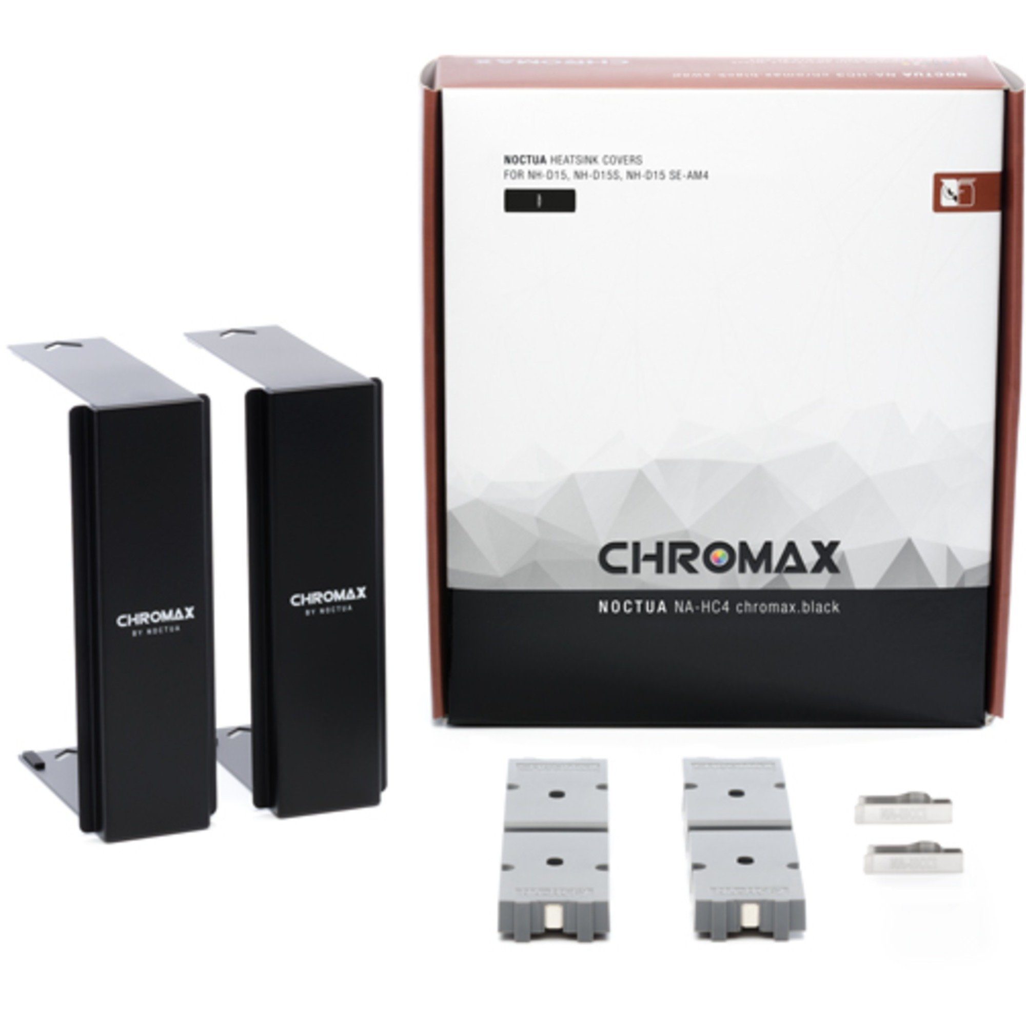 Noctua CPU Kühler Noctua NA-HC4 chromax black, Abdeckung