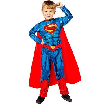 Amscan Kostüm Superman Deluxe Kostüm für Kinder