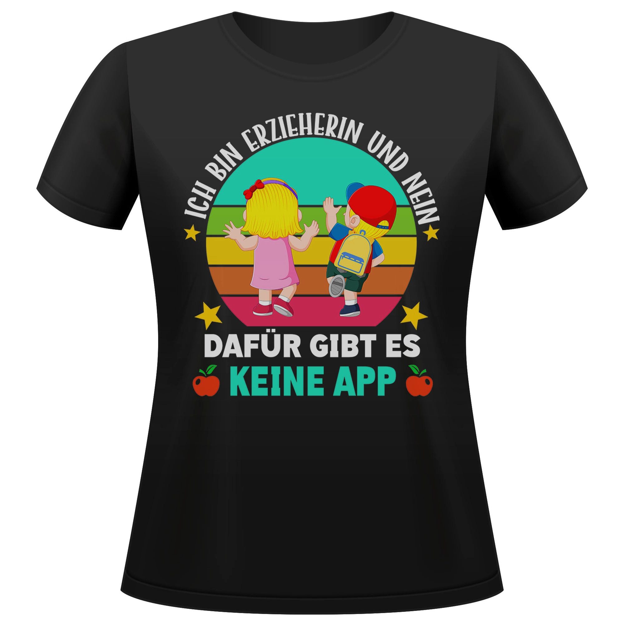 T-Shirt Erzieherin Geschenk Frauen Spruch Beruf Ausbildung Studium Abschluss