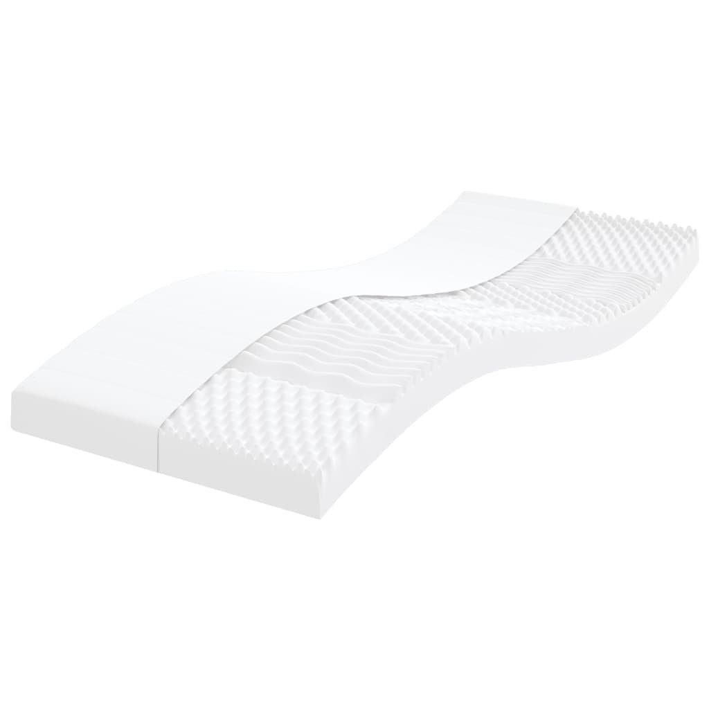 Boxspringmatratze Schaumstoffmatratze Weiß ILD, Härtegrad 7-Zonen cm vidaXL 100x200 20