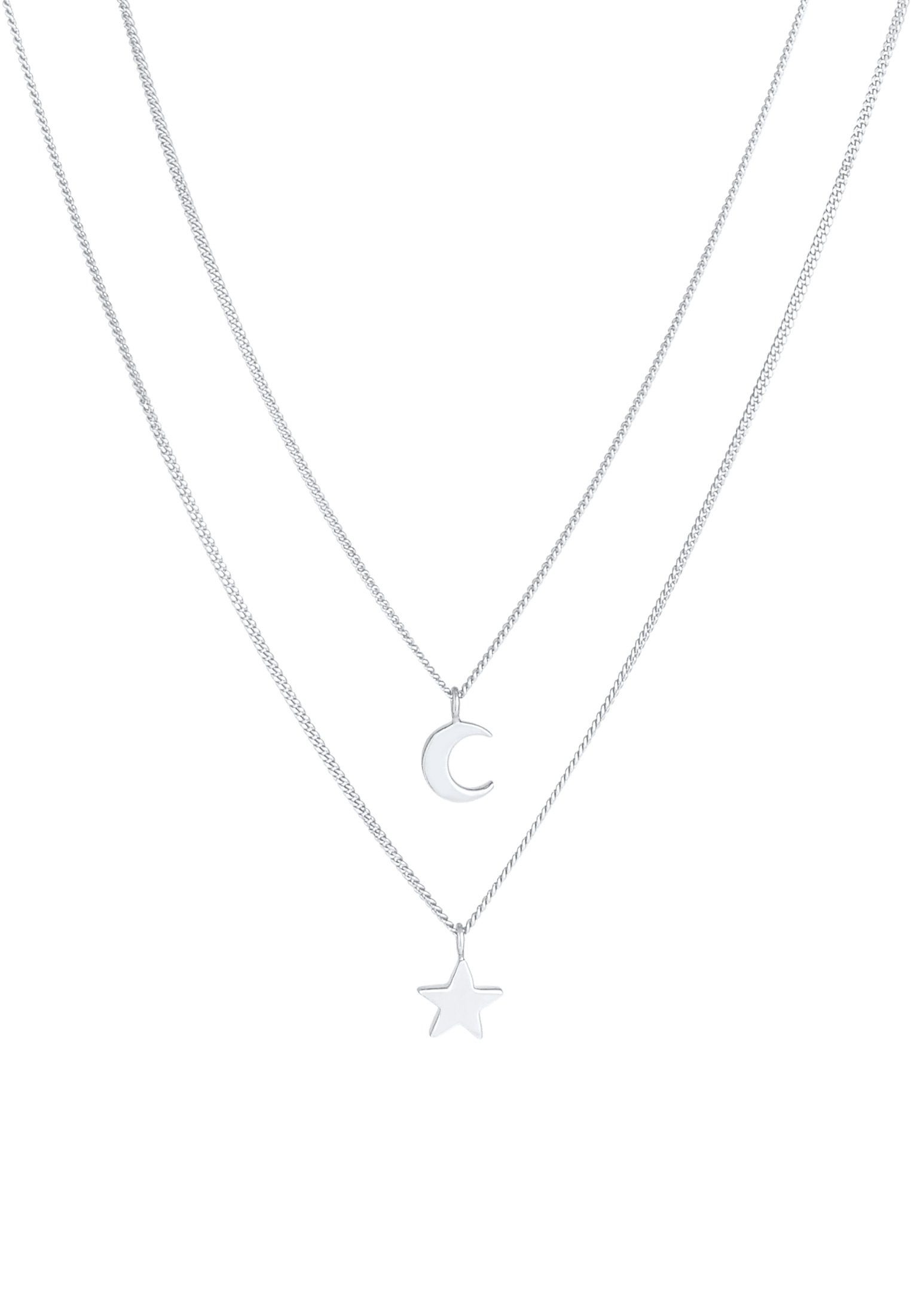 Elli Gliederkette Layer Stern Mond Astro günstig online kaufen