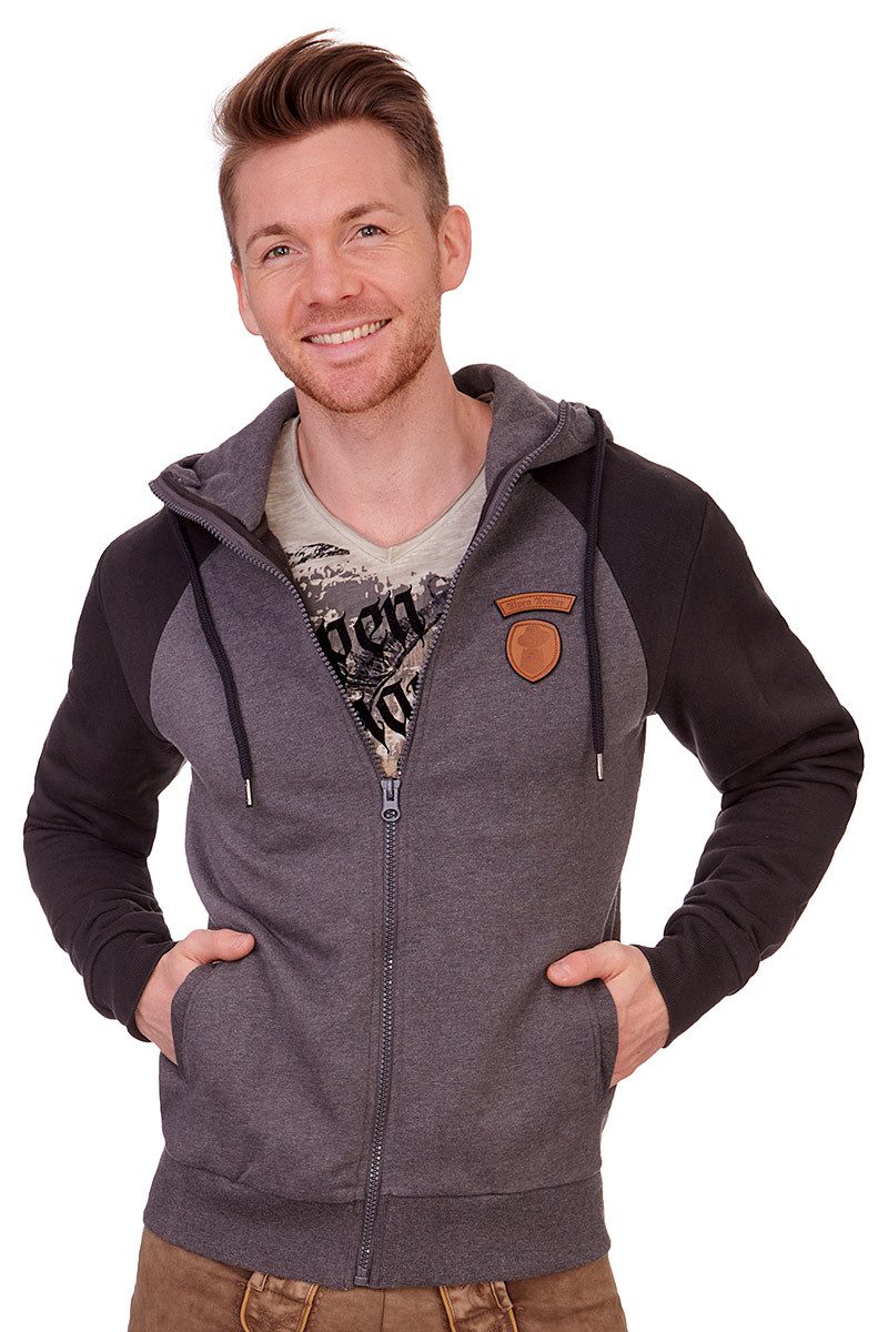 Hangowear Outdoorjacke Sweatjacke Herren - WESLEY - grau