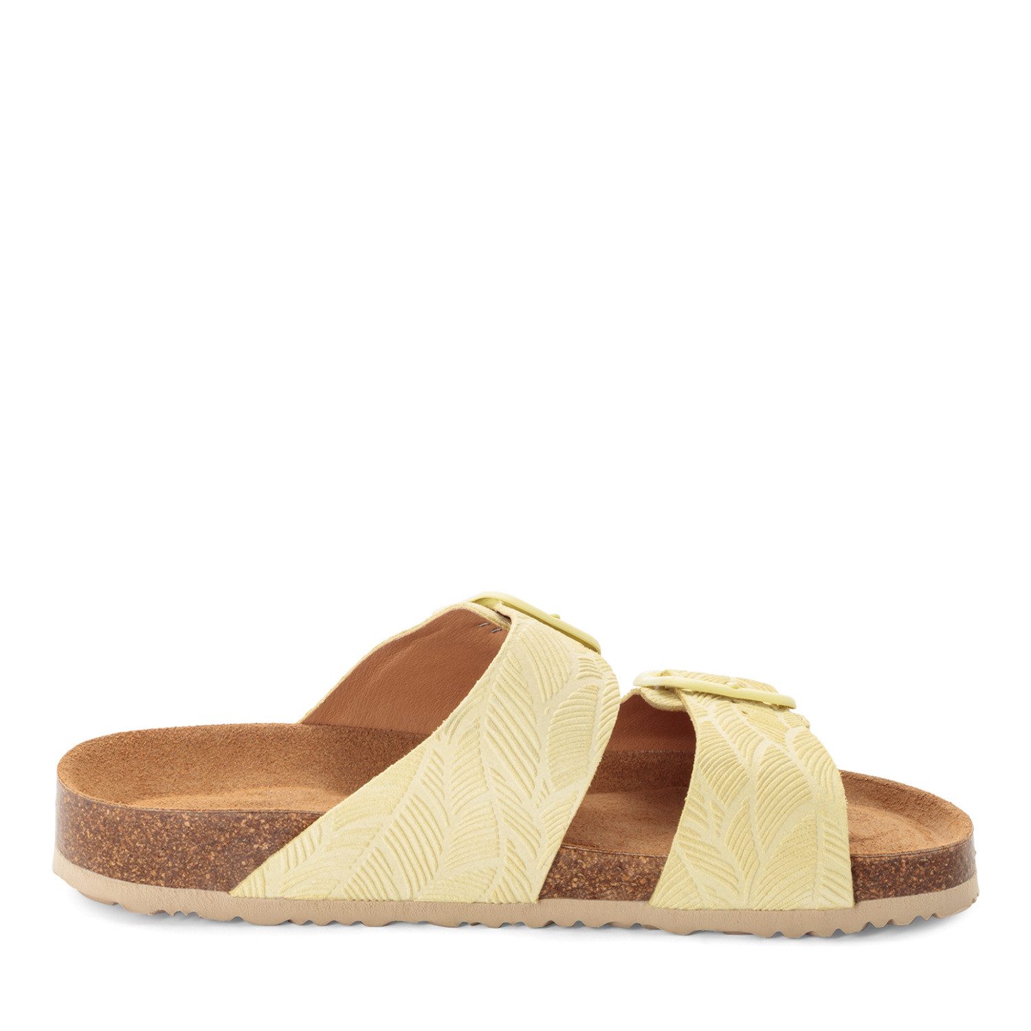 Tamaris Pantolette Sommerschuh, Hausschuh, Schlupfschuh mit floraler Prägung