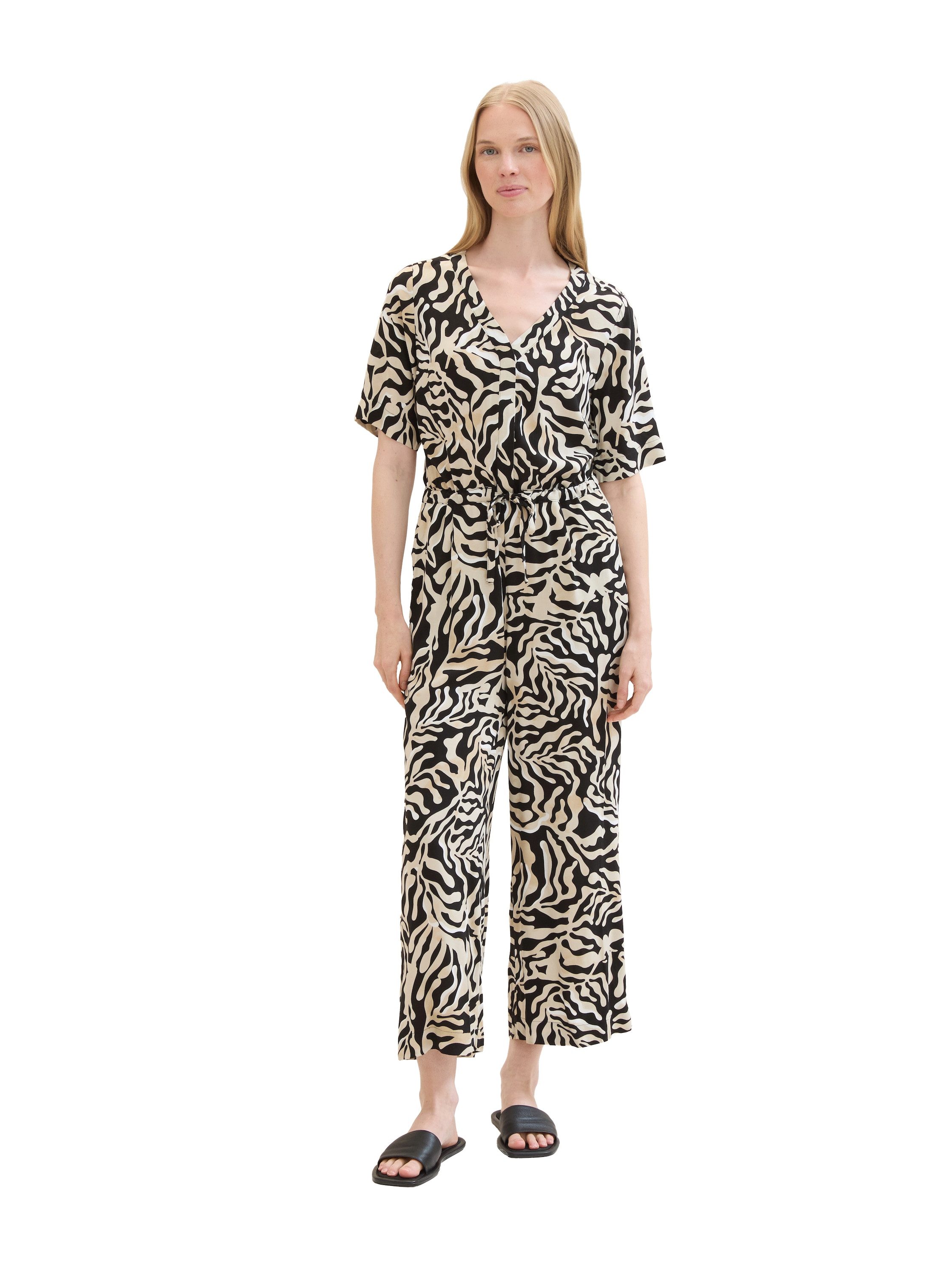 TOM TAILOR Overall mit All-Over Print