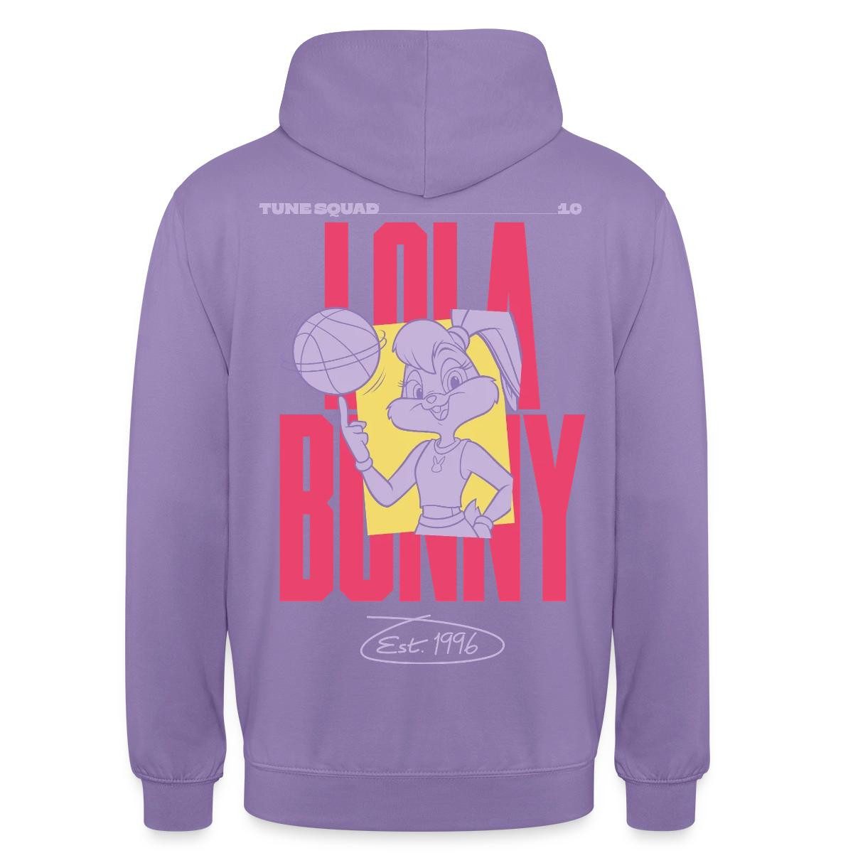 Spreadshirt Hoodie Looney Tunes Lola Bunny Mit Basketball Est. 1996 Unisex Hoodie (1-tlg)