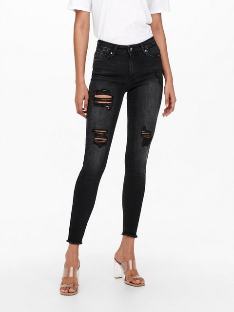 ONLY 7/8-Jeans (1-tlg) Fransen, Cut-Outs-Only 1