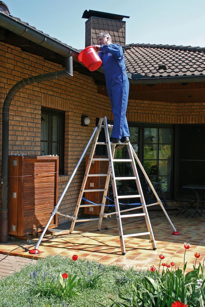 KRAUSE Double Ladder Krause Aluminium Double Ladder STABILO 3.30 m