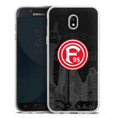 DeinDesign Handyhülle Fortuna Düsseldorf Offizielles Lizenzprodukt Logo Fortuna Logo City, Samsung Galaxy J5 (2017) Silikon Hülle Bumper Case Handy Schutzhülle