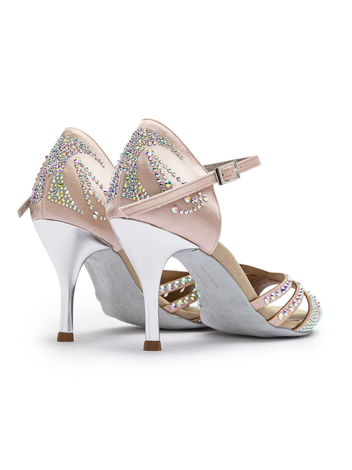 Dancing Queens Sparkle Shine Tanzschuhe - Absatz 8.0 cm thin High-Heel-Sandalette Tanzschuh 8 cm Absatz: Salsa, Bachata, Kizomba, Zumba
