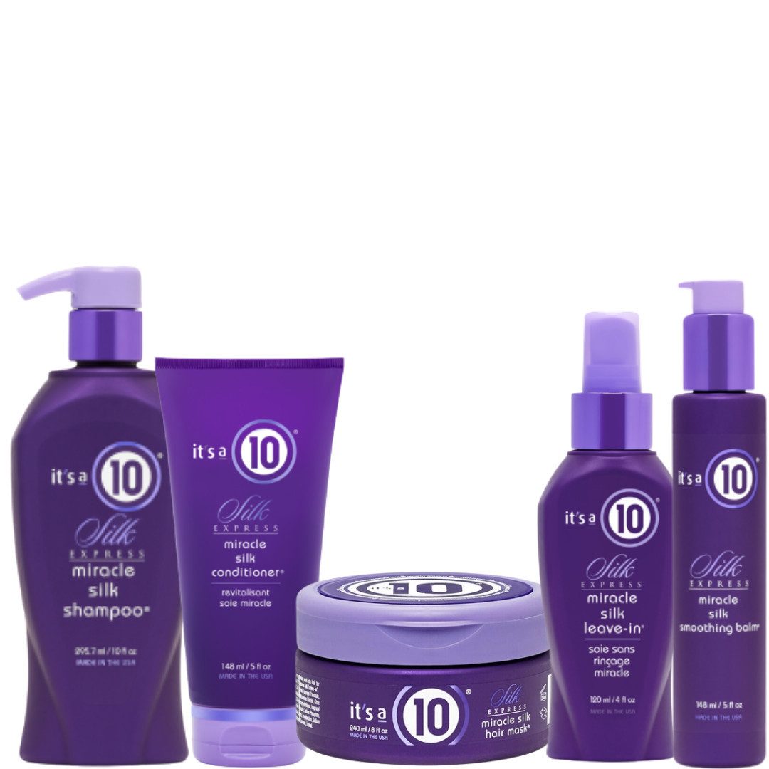 It's A 10 Haircare Haarpflege-Set Silk Express Miracle Hair Routine, 5-tlg.