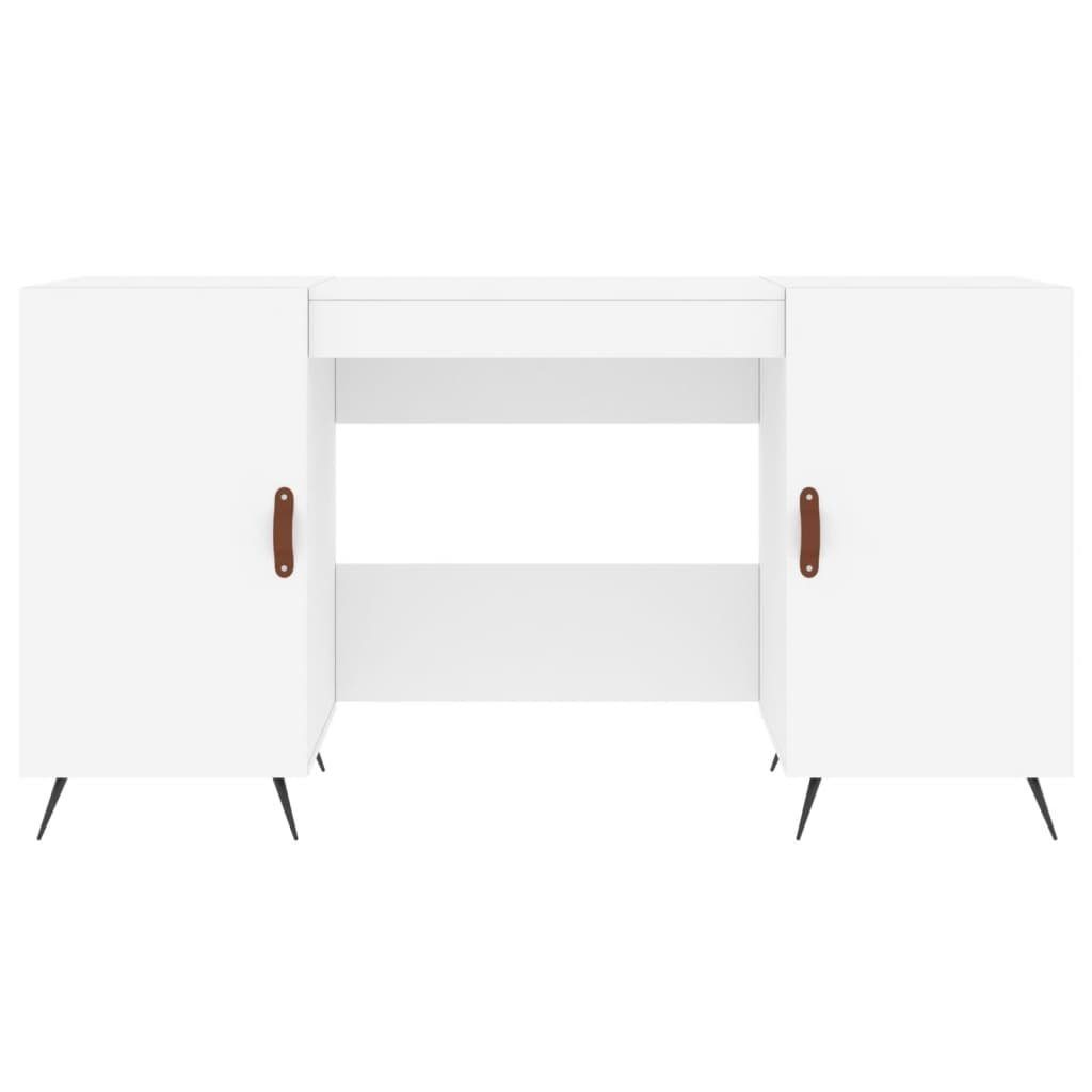 Schreibtisch Weiß cm Holzwerkstoff 140x50x75 furnicato