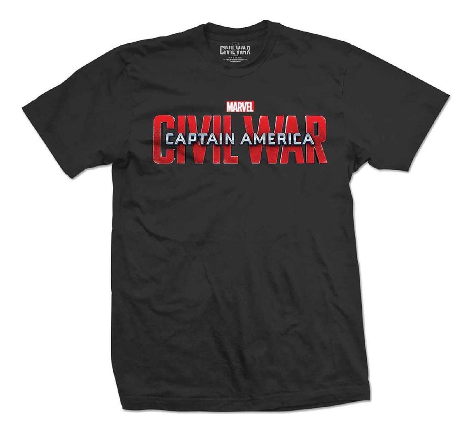 Logo Captain America Bravado Movie T-Shirt Comics Marvel