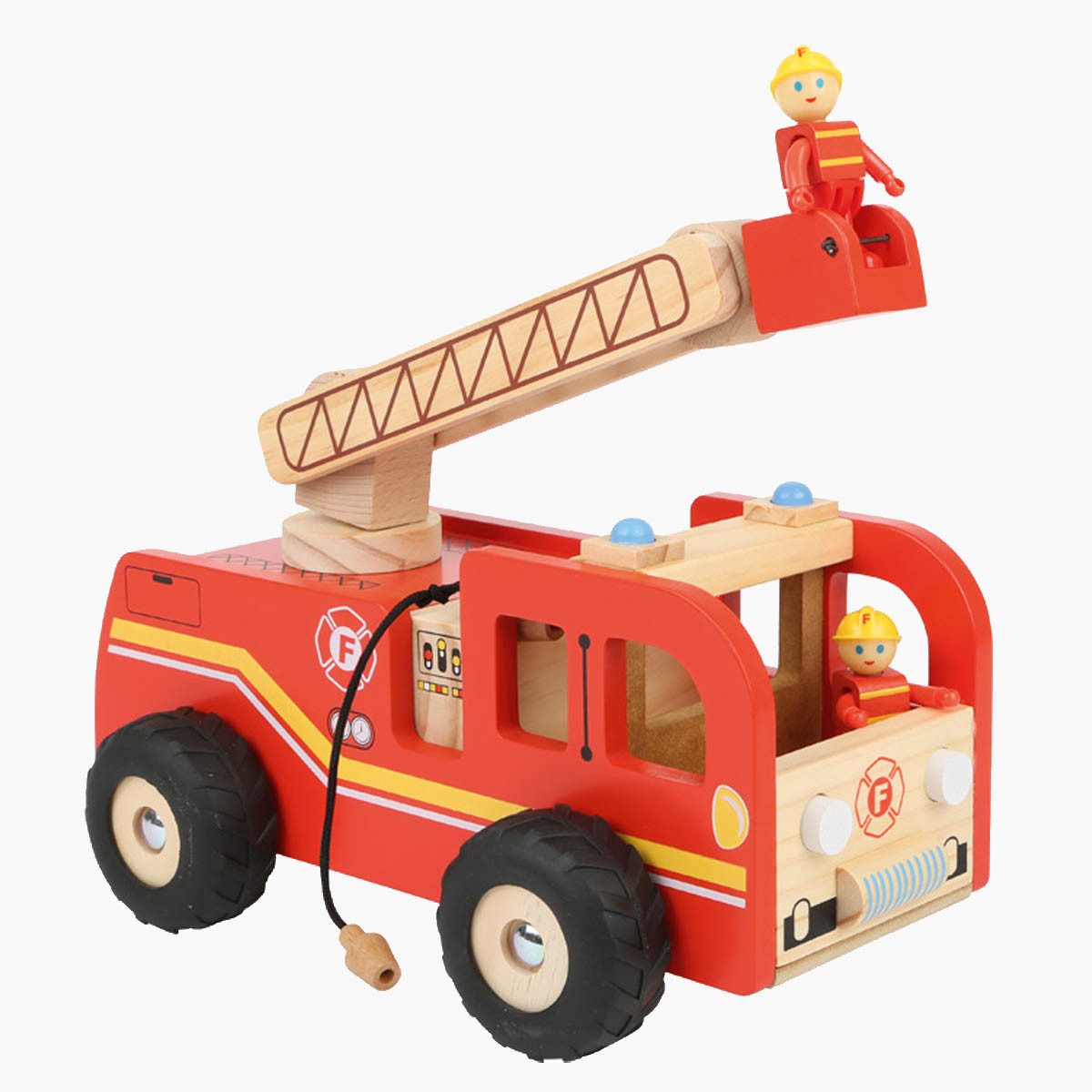 Small Foot Spielzeug-Feuerwehr Feuerwehrauto mit Drehleiter, günstig online kaufen