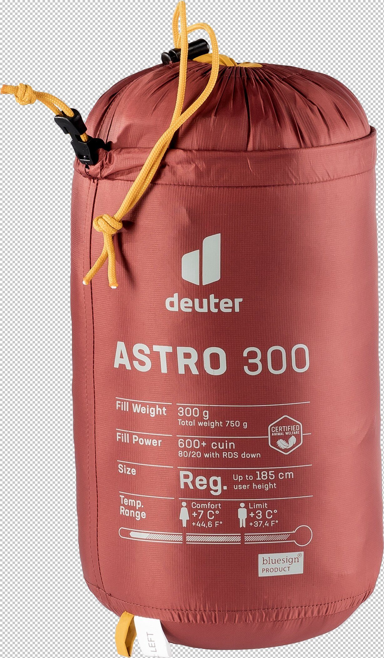 deuter Schlafsack Astro 300 REDWOOD-CURRY
