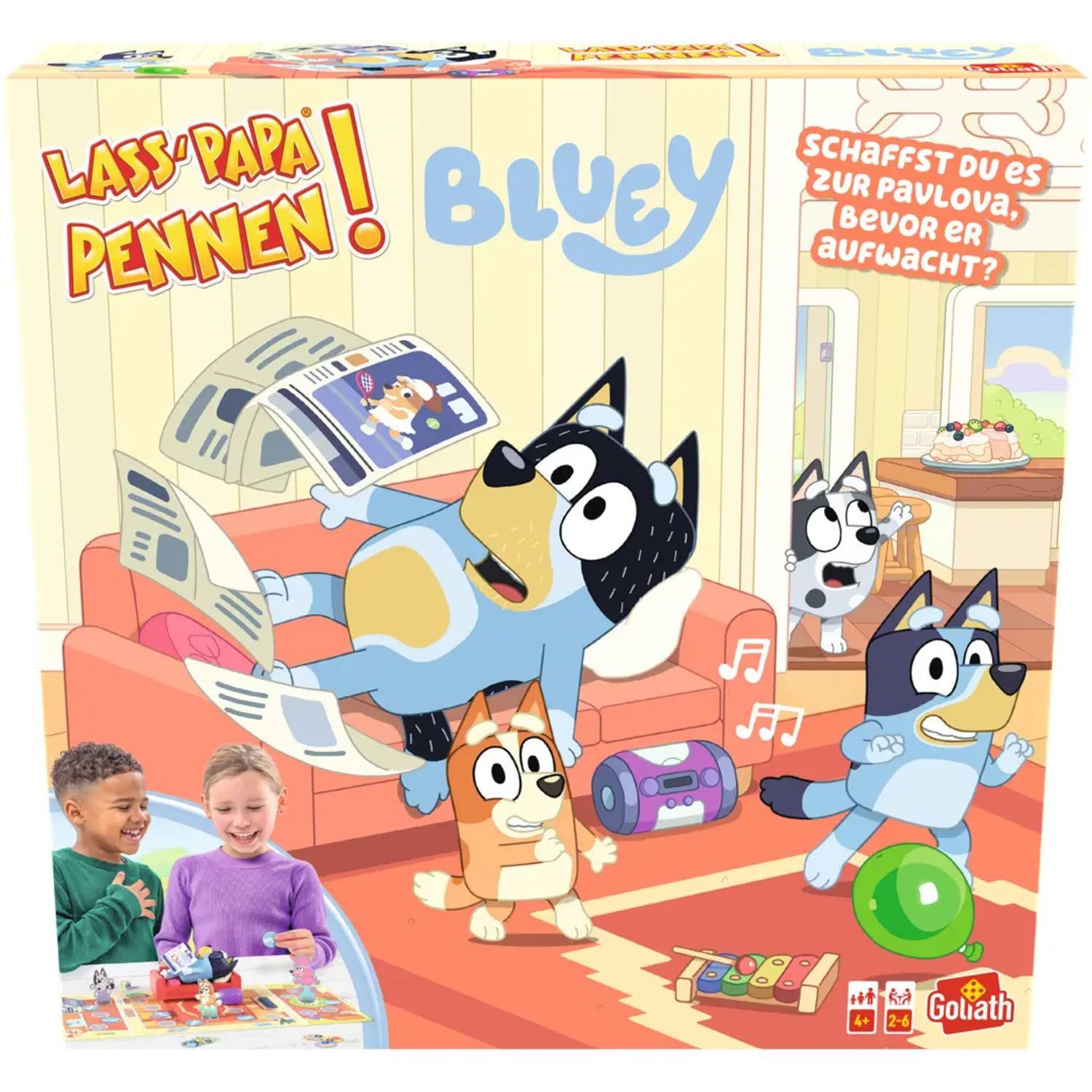 Spiel Lass Papa Pennen - Bluey