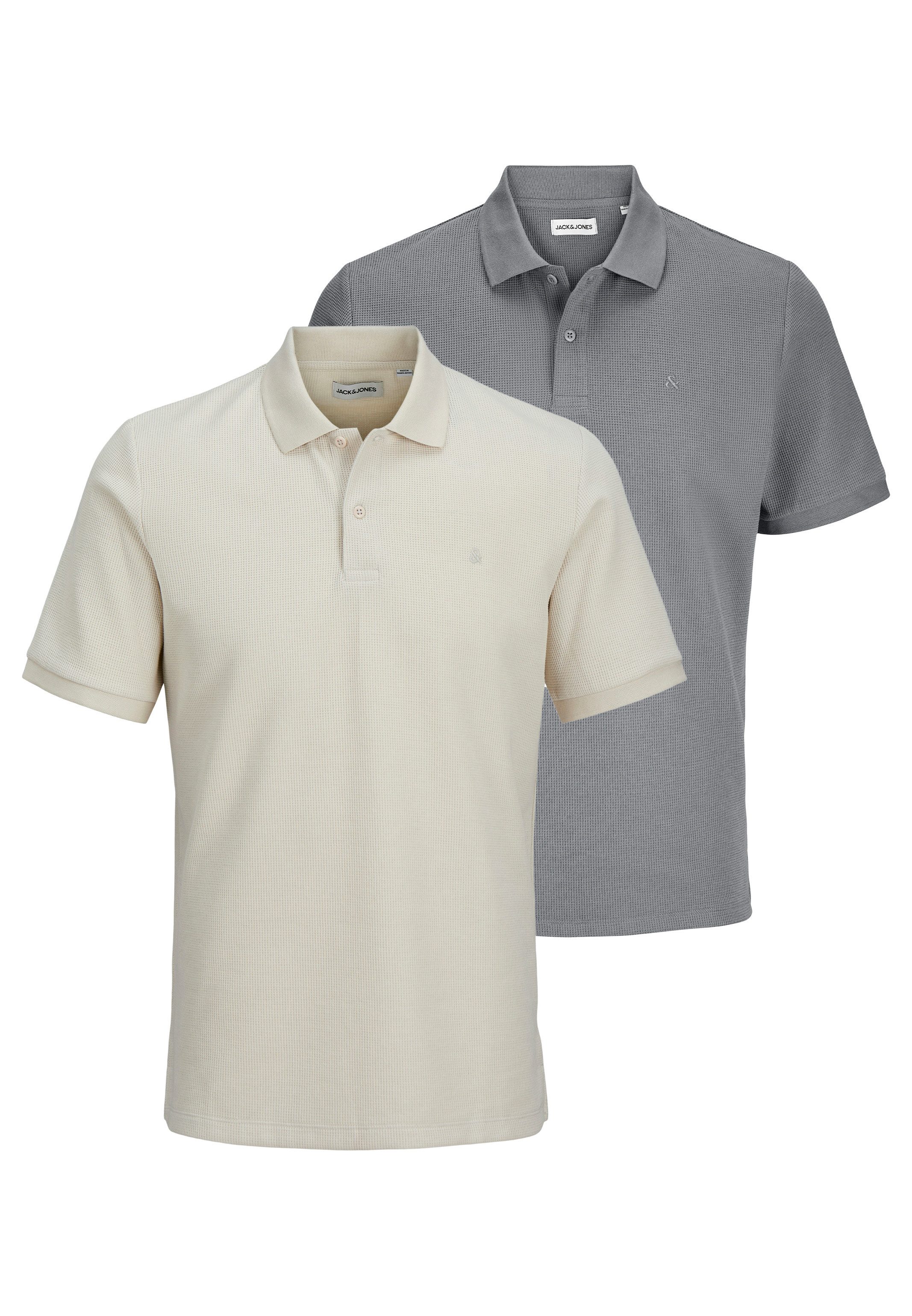 Jack & Jones Poloshirt 2er Pack Austin (Spar-Set, 2-tlg) Poloshirt - Atmung günstig online kaufen