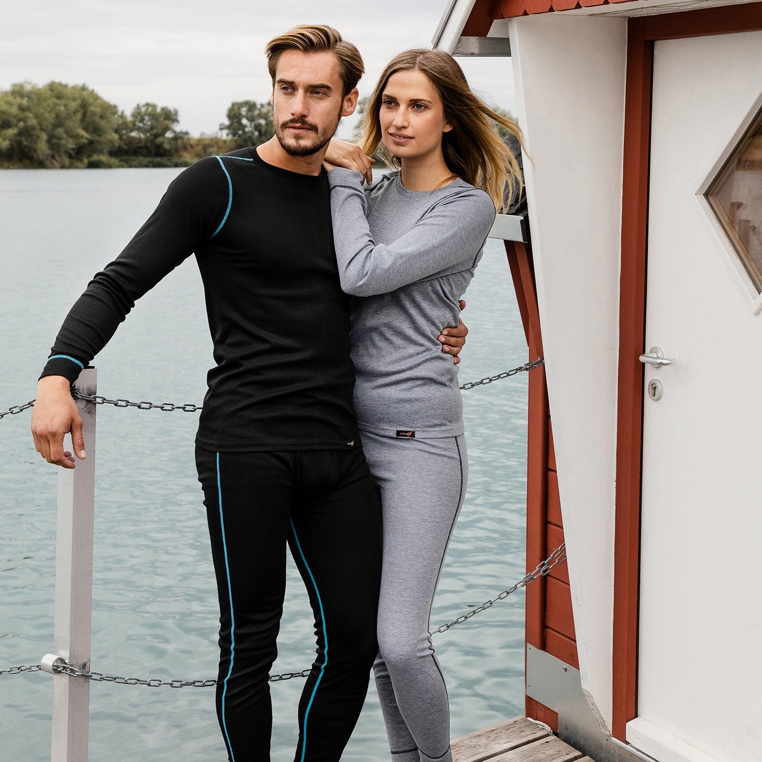 CFLEX Funktionshemd Herren Ski- & Thermohemd - warme Unterwäsche Langarm POLARDRY – Bild 3 von 4