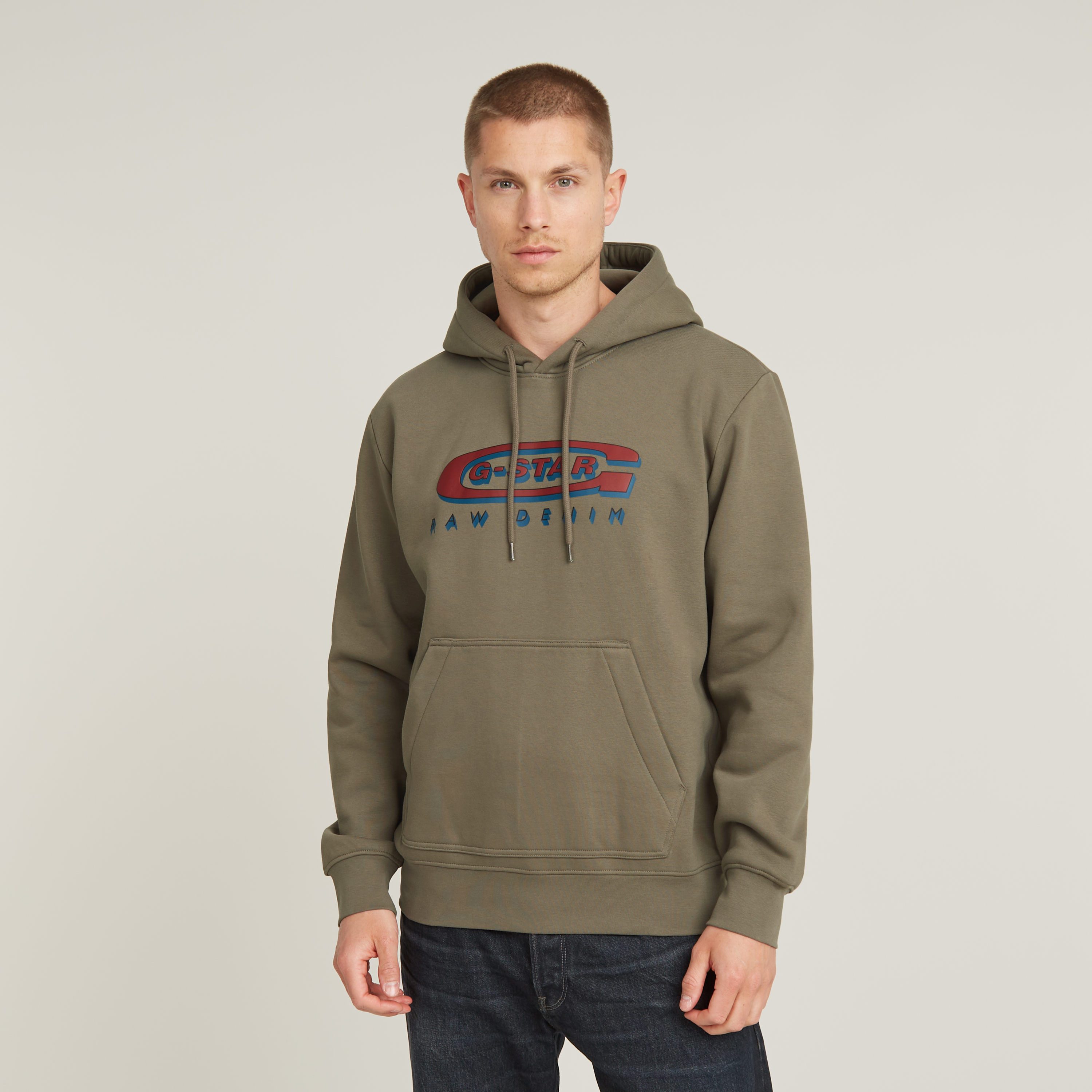 G-STAR Hoodie Old Skool Logo günstig online kaufen