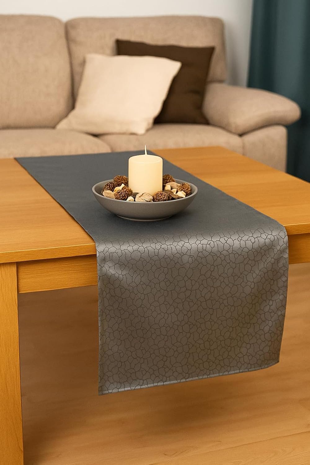 texpot Tischdecke Tischdecke meliert Jacquard Design modern (1-tlg)