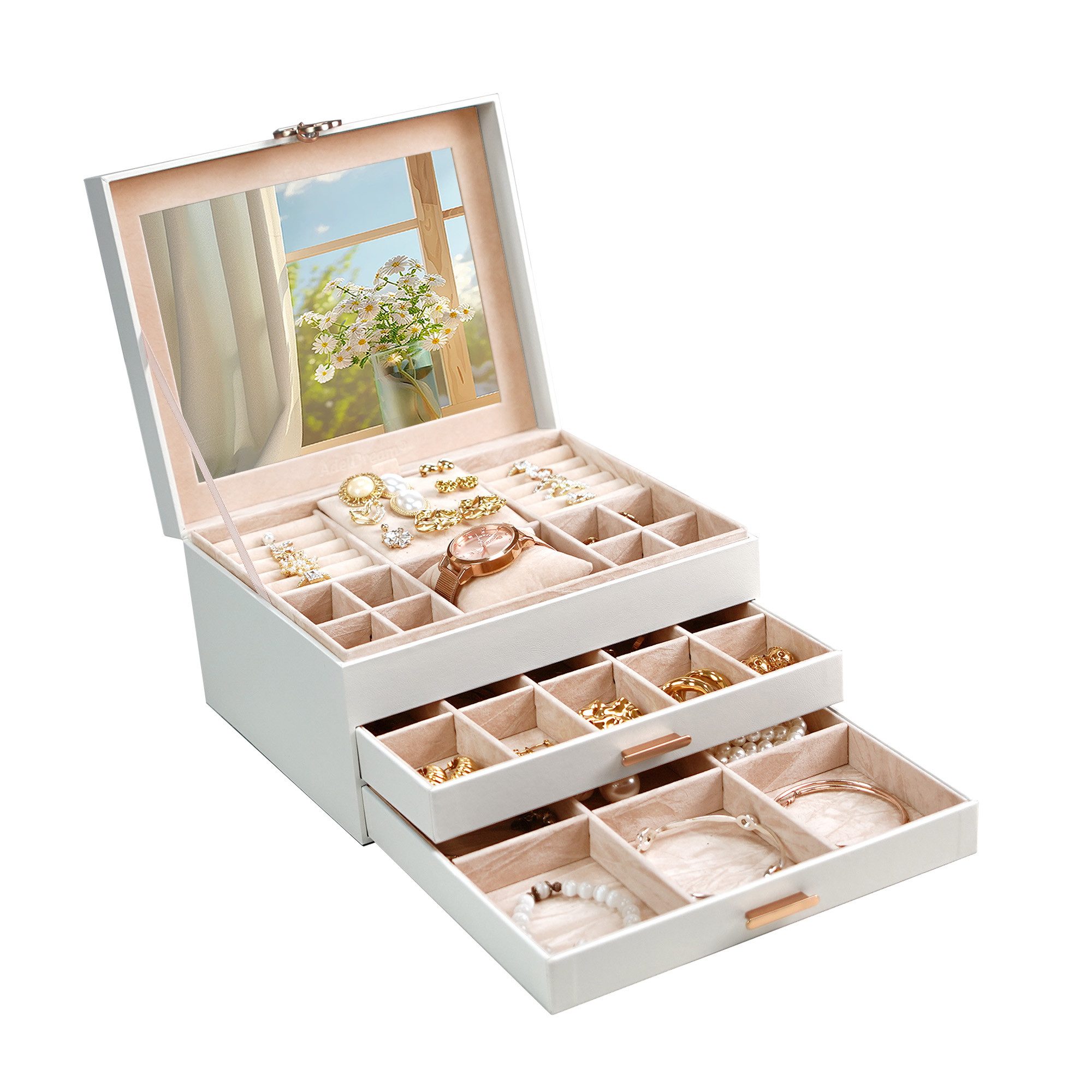 AdelDream(BTWX8GZZ) Schmuckkasten ADEL DREAM Schmuckkästchen mit Kleeblatt- günstig online kaufen