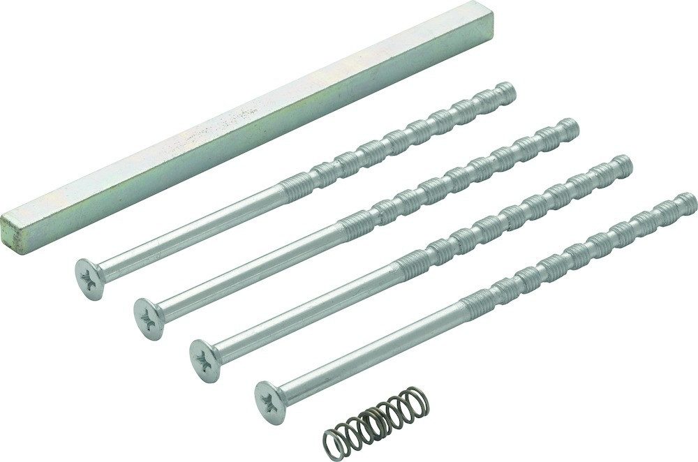HOPPE Profilzylinder FT-Vierkantstift, 7x135mm, GR/GR, für Fenstergriff, Eisen verzinkt