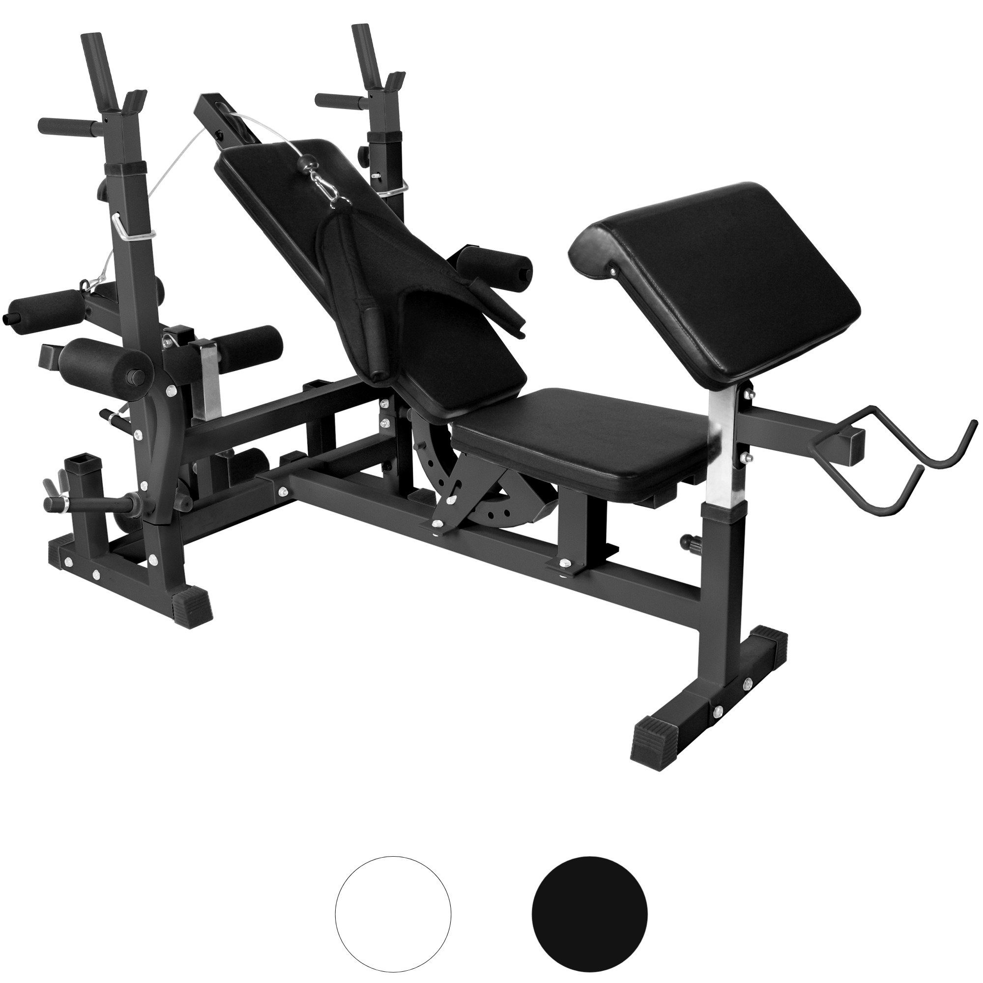 GORILLA SPORTS Kraftstation Kraftstation Universal Set 46-teilig Kunststoff Gripper, (46-tlg)