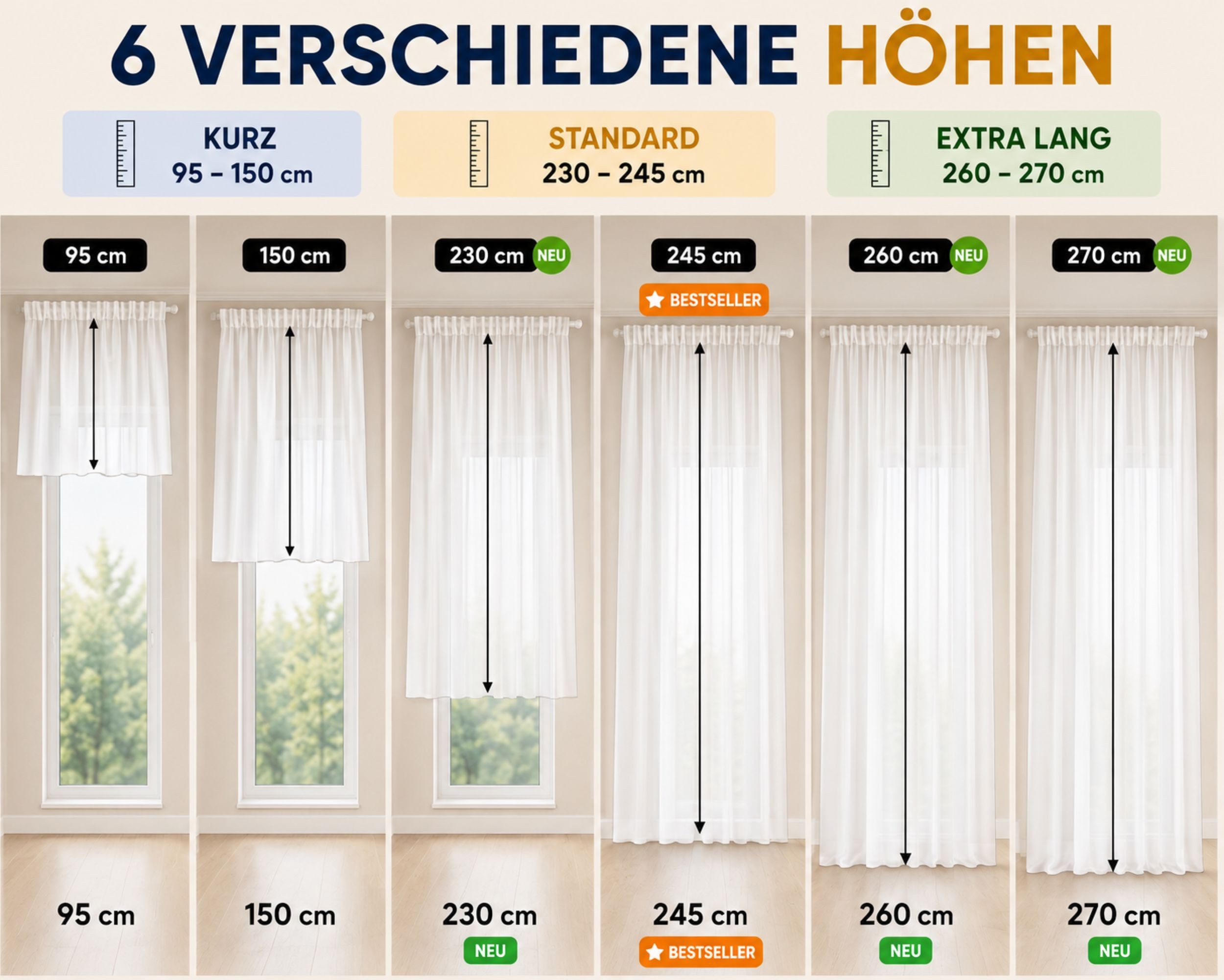 Gardinen by Justyna Gardine Gardine Voile Weiß mit Kräuselband und Bleiband (1 St), Kräuselband, halbtransparent, Fertiggardine,(Raffverhältnis 1:2),Halbtransparent,Pflegeleicht,Store