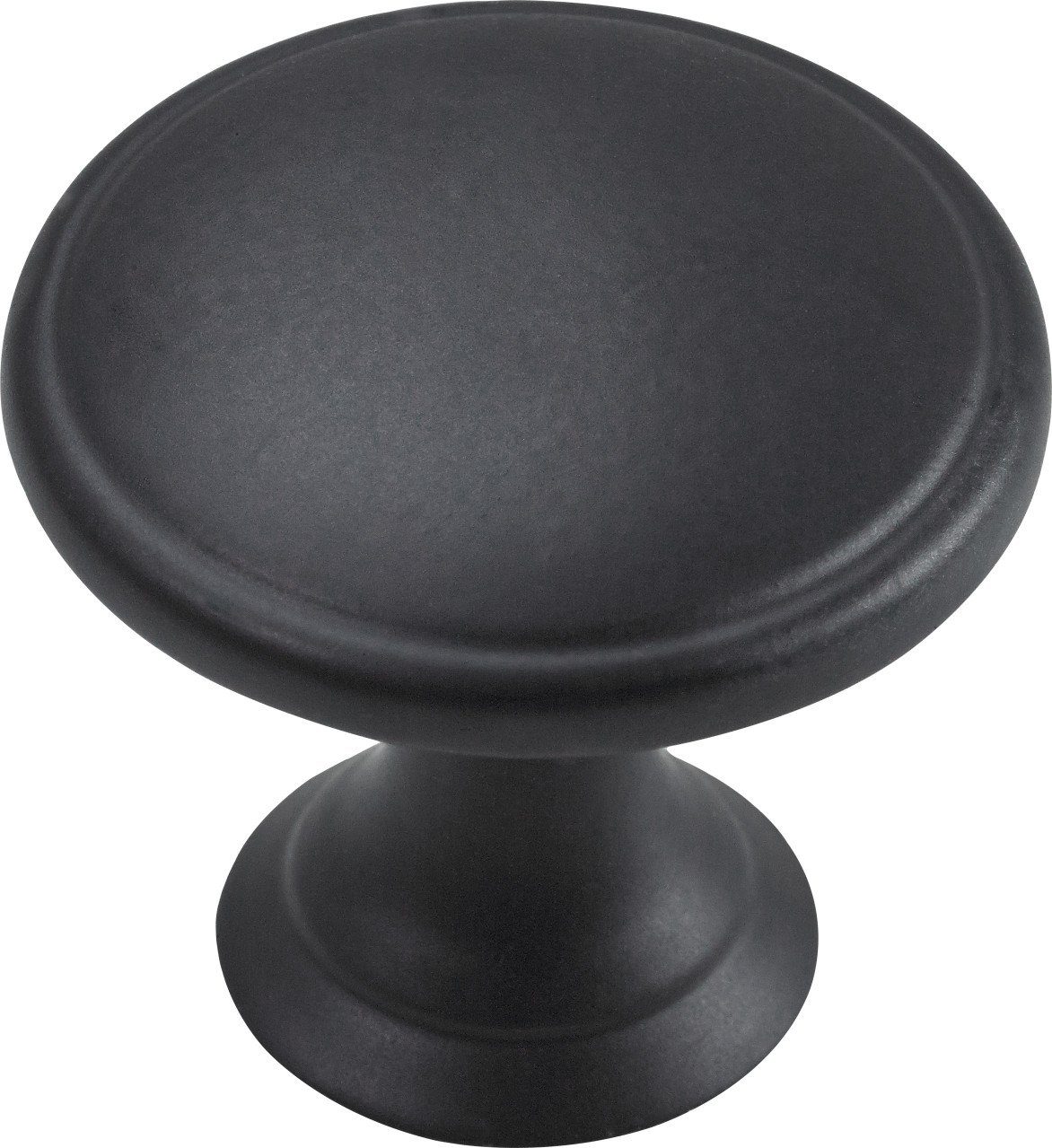 Möbelknopf Hettich Möbelknopf Zinkdruckguss schwarz Ø 32,0 mm